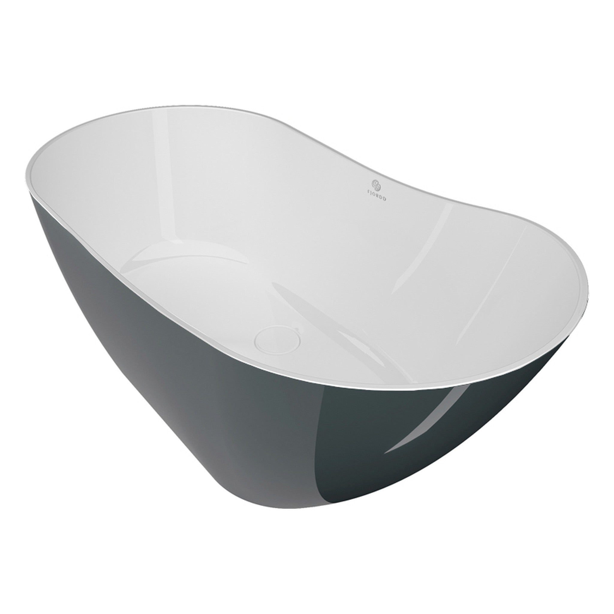 WANNA WOLNOSTOJĄCA BOLSTAD SKALA-WHITE GLOSSY OD FJORDD BTFS00005C00G130F