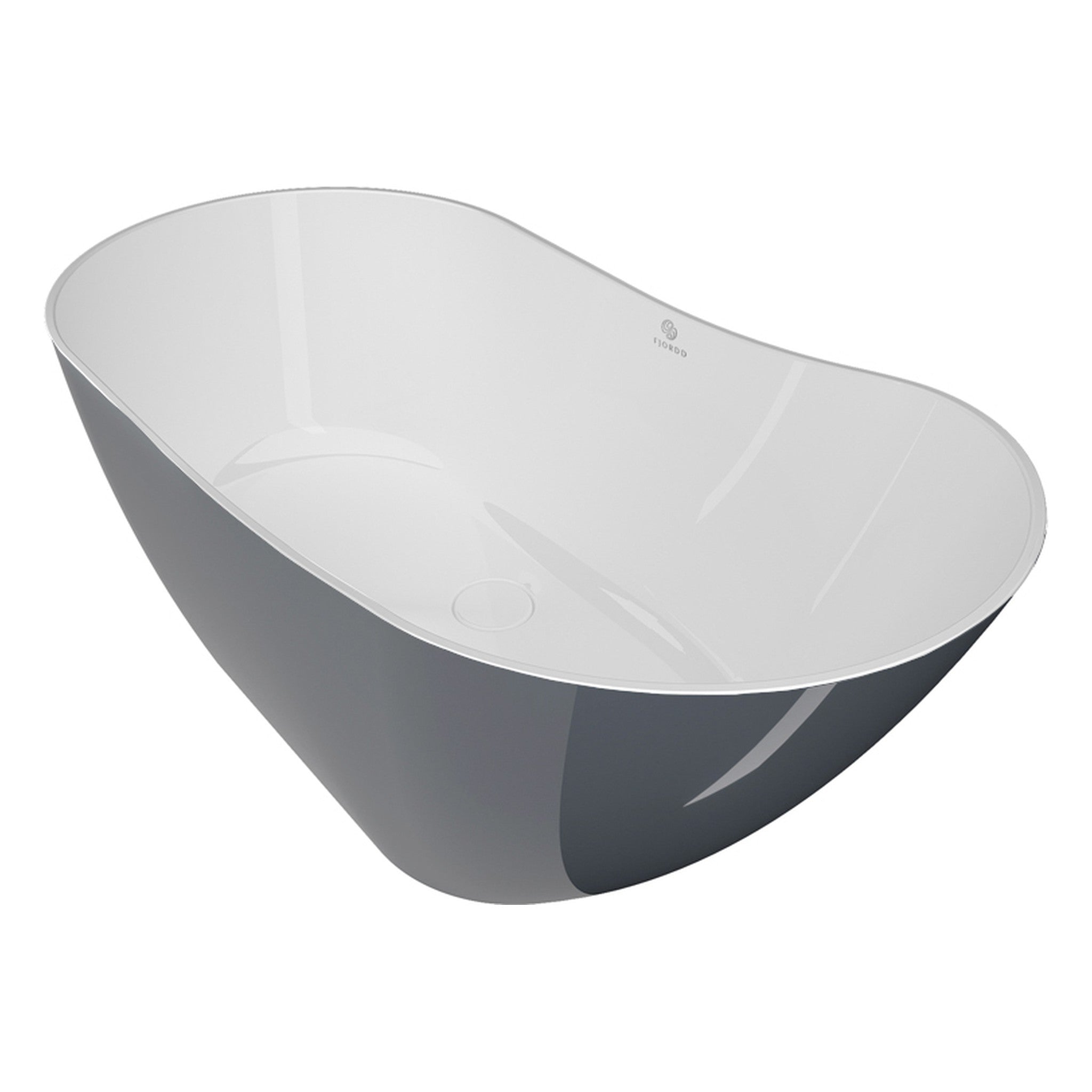 WANNA WOLNOSTOJĄCA BOLSTAD MJOSA-WHITE GLOSSY OD FJORDD BTFS00005C00G150F