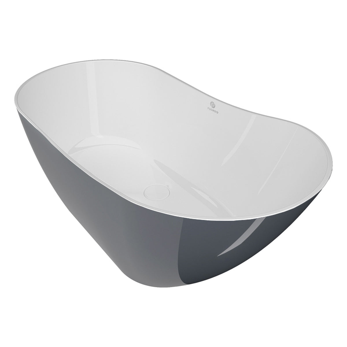 WANNA WOLNOSTOJĄCA BOLSTAD MJOSA-WHITE GLOSSY OD FJORDD BTFS00005C00G150F
