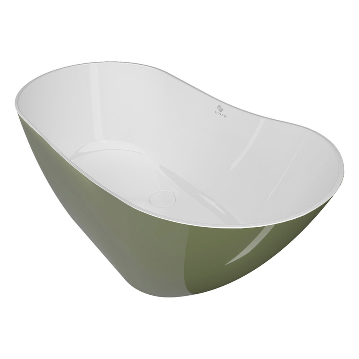 WANNA WOLNOSTOJĄCA BOLSTAD OLIVIN-WHITE GLOSSY OD FJORDD BTFS00005C00G190F