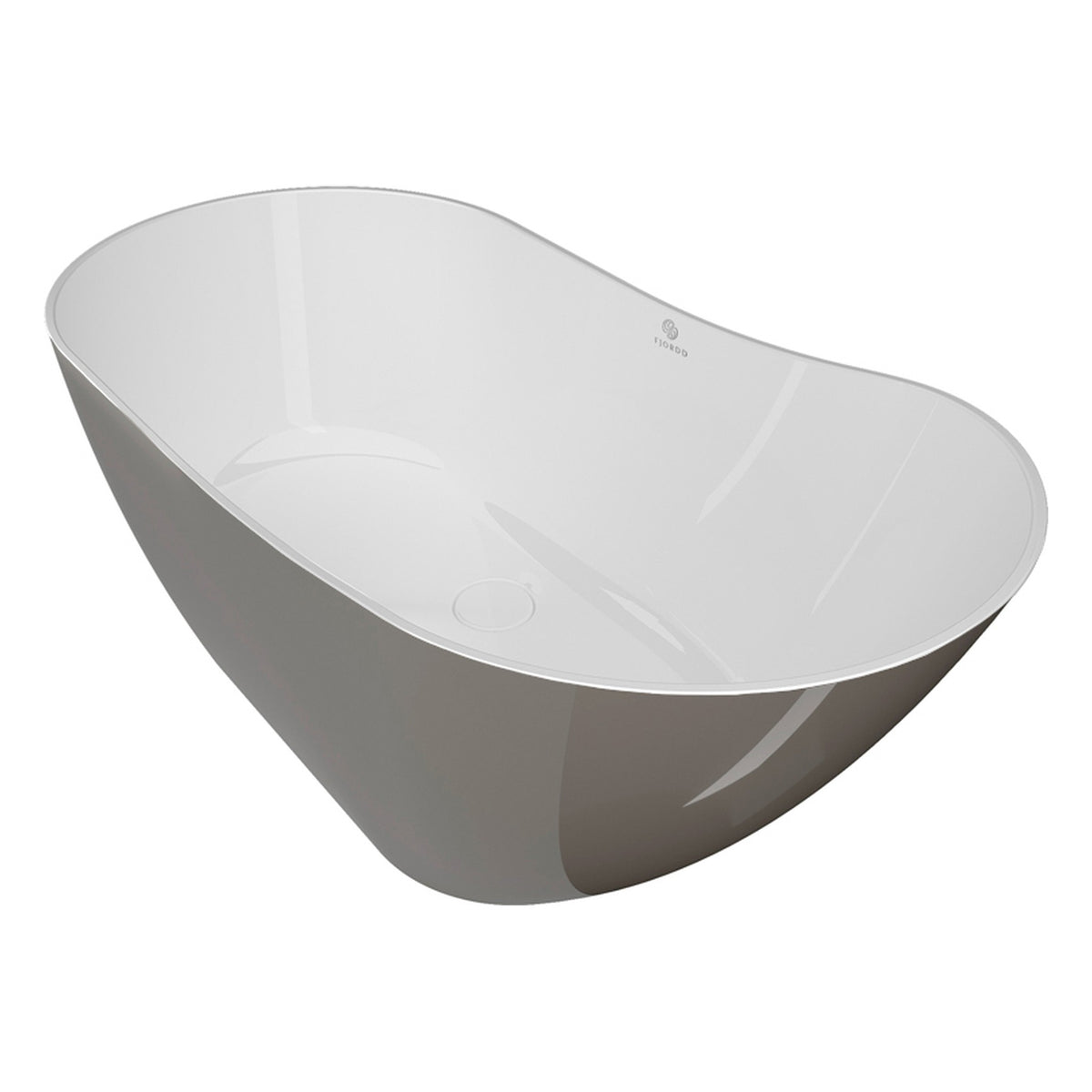 WANNA WOLNOSTOJĄCA BOLSTAD KJERAG-WHITE GLOSSY OD FJORDD BTFS00005C00G170F