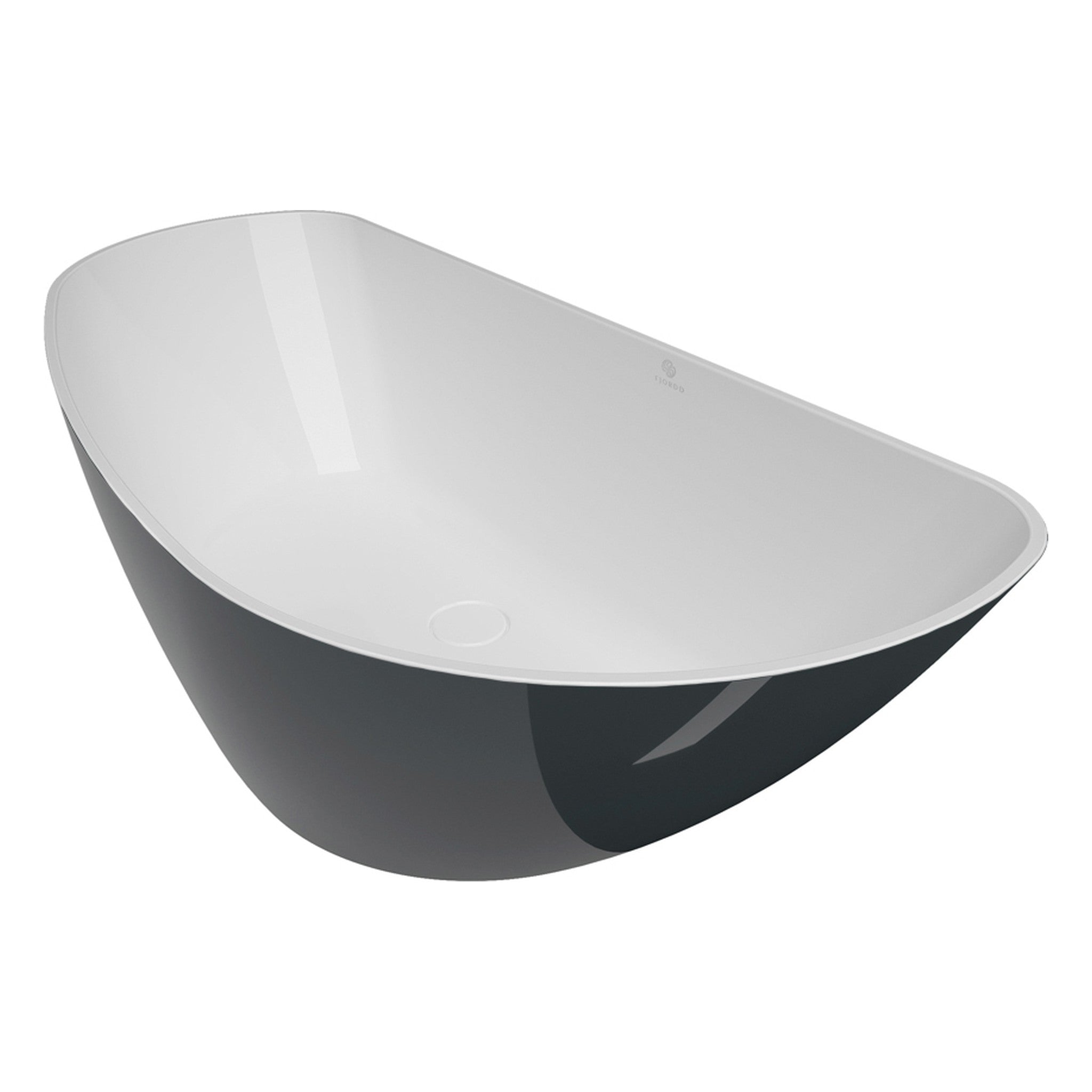WANNA WOLNOSTOJĄCA FJORD SKALA-WHITE GLOSSY OD FJORDD BTFS00008C00G130F
