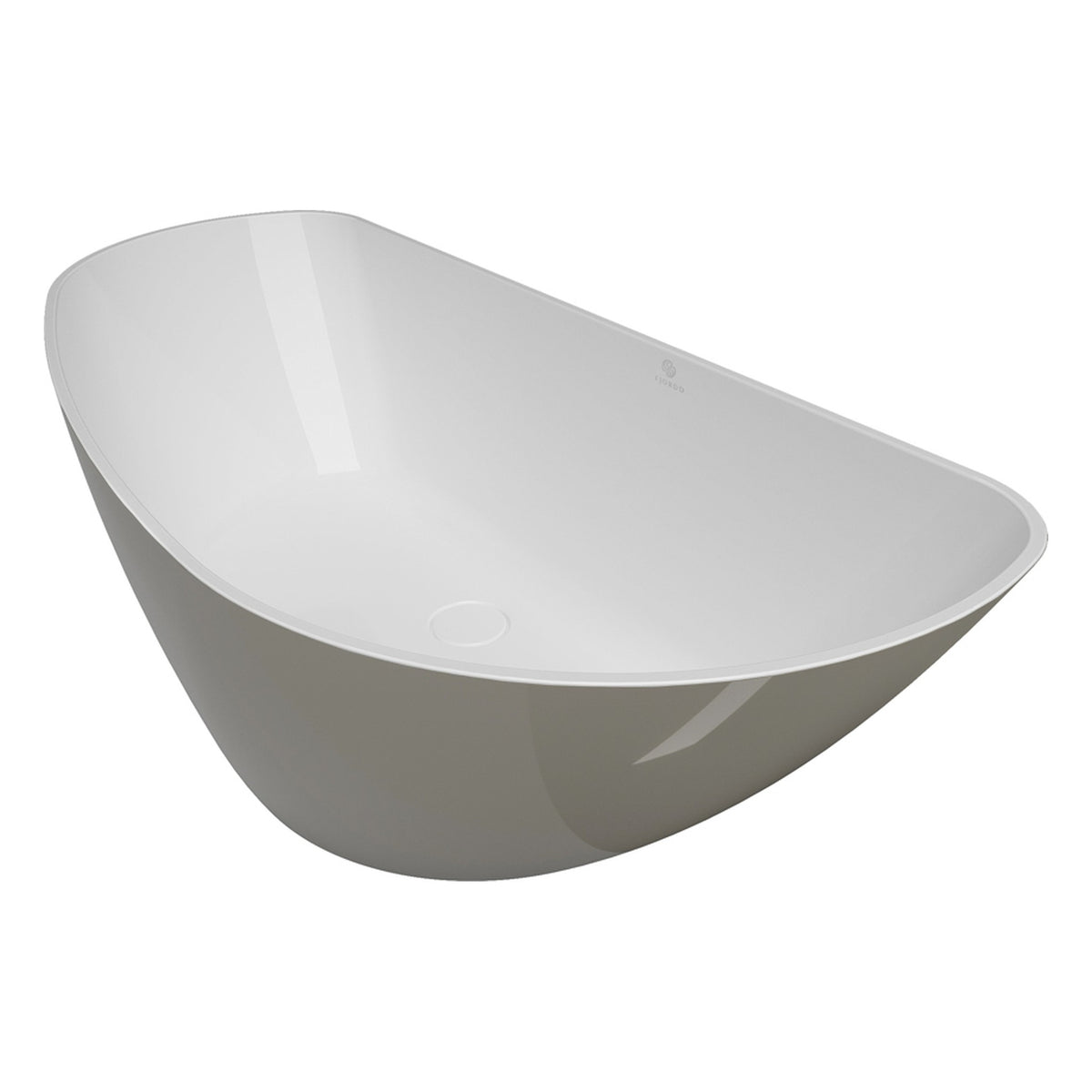 WANNA WOLNOSTOJĄCA FJORD BUNES-WHITE GLOSSY OD FJORDD BTFS00008C00G180F