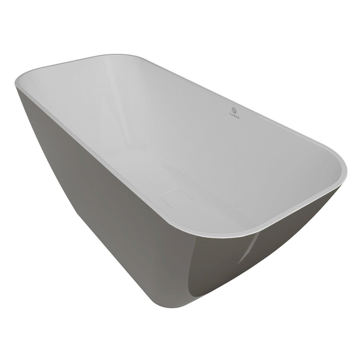 WANNA WOLNOSTOJĄCA SIDU KJERAG-WHITE GLOSSY OD FJORDD BTFS00006C00G170F