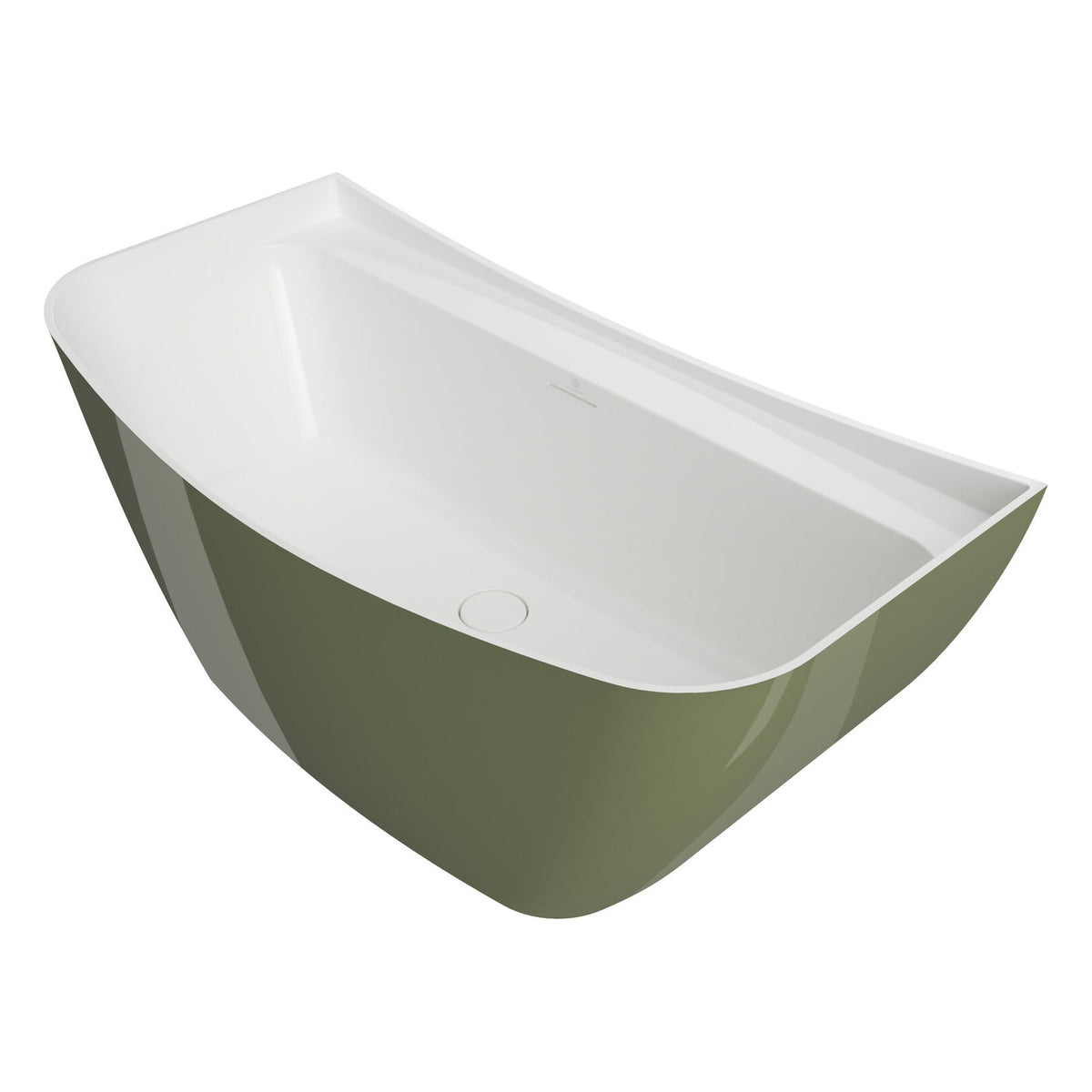 WANNA PRZYŚCIENNA HARDA OLIVIN-WHITE GLOSSY OD FJORDD BTWM00070C00G190F