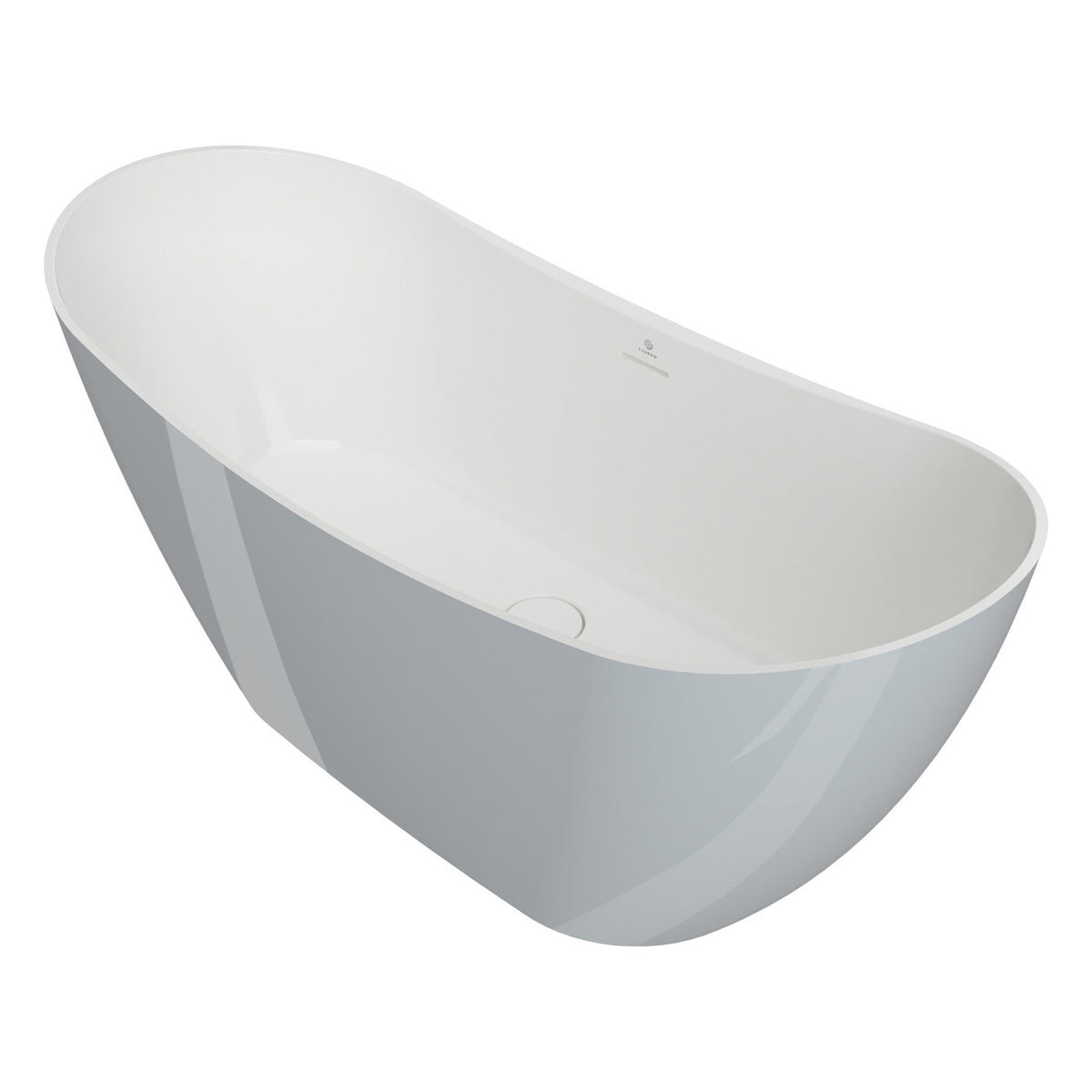 WANNA WOLNOSTOJĄCA SOGNE SLUD-WHITE GLOSSY OD FJORDD BTFS00072C00G160F