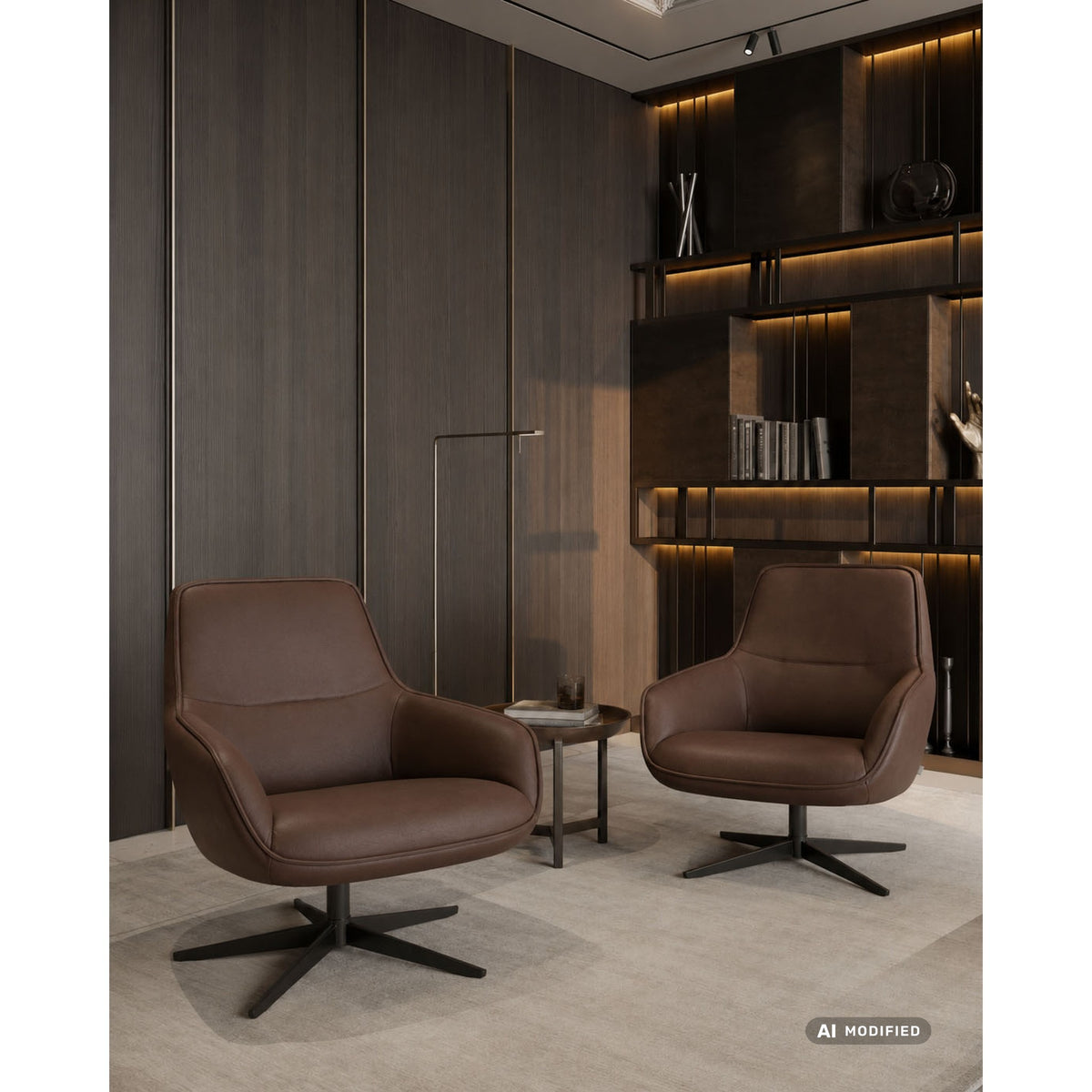 FOTEL OBROTOWY SOLENE LOW OD MAXLIVING