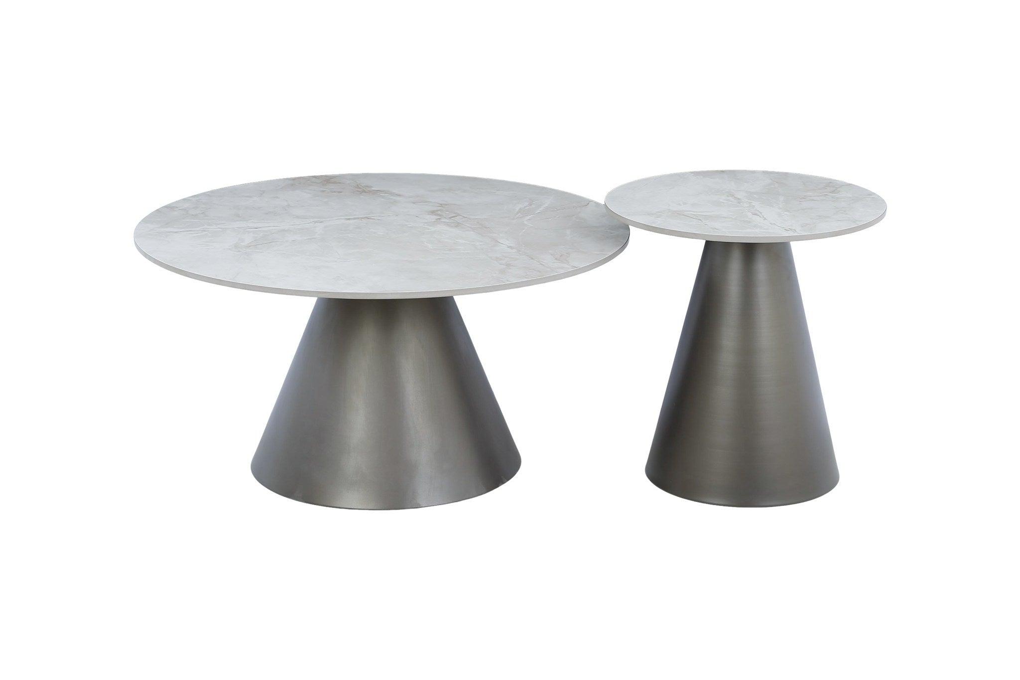 STOLIK KAWOWY YLORA LARGE Z CERAMICZNYM BLATEM OD MAXLIVING