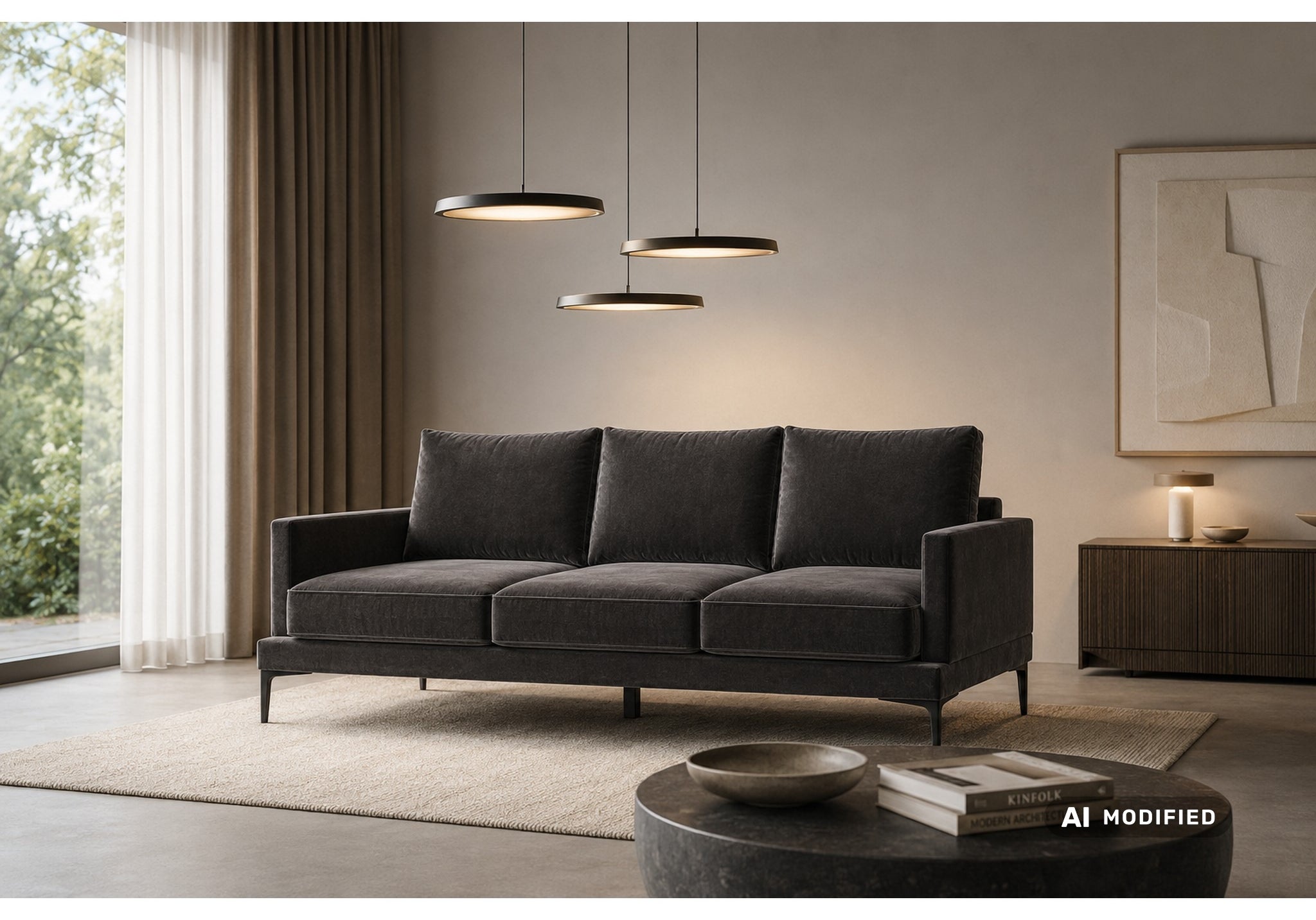 SOFA AVO Z GŁĘBOKIM SIEDZISKIEM OD MAXLIVING