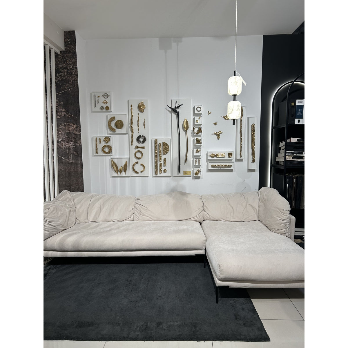 SOFA SOFA NAROŻNA TRZYOSOBOWA PRAWA DROP OD DITRE ITALIA