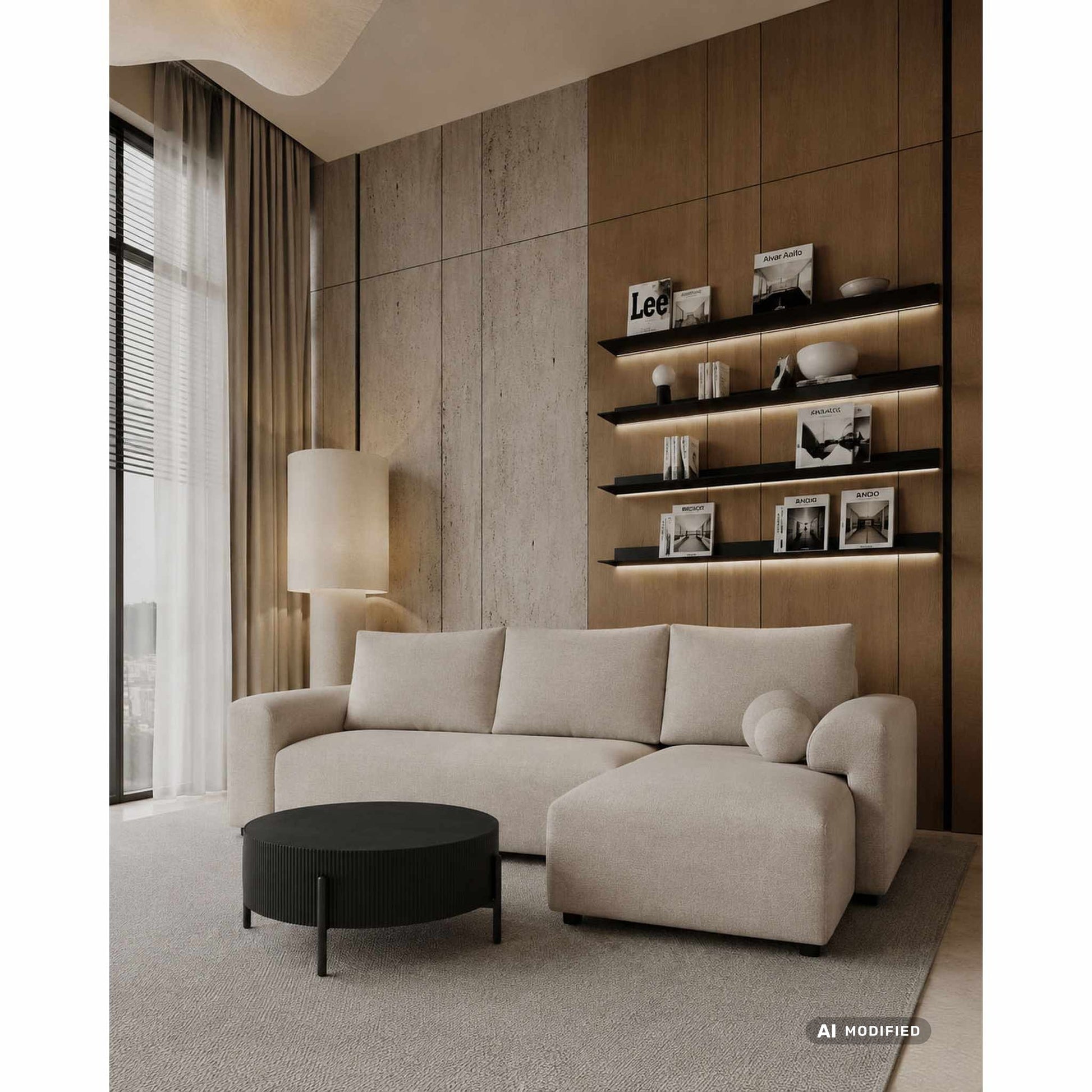 SOFA Z SZEZLONGIEM CREMONA OD MAXLIVING