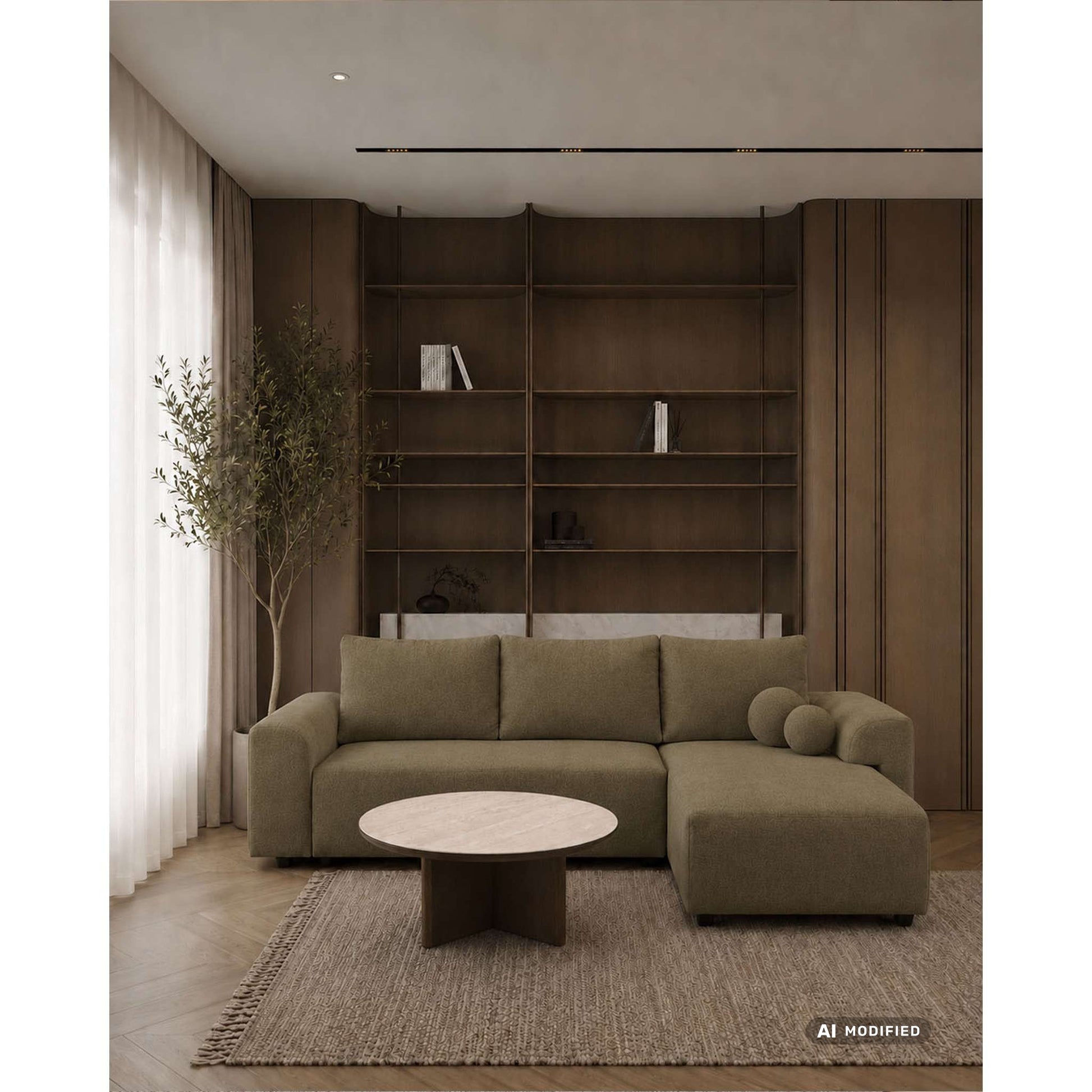 SOFA Z SZEZLONGIEM CREMONA OD MAXLIVING