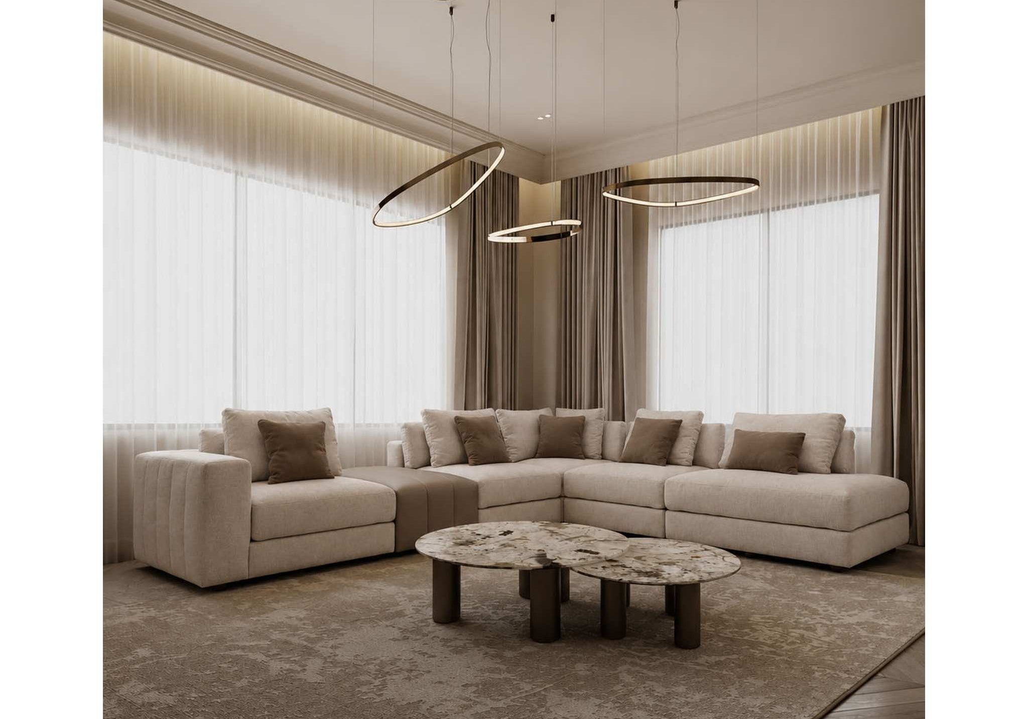 NAROŻNIK MODUŁOWY BOSTON SLIM OD MAXLIVING