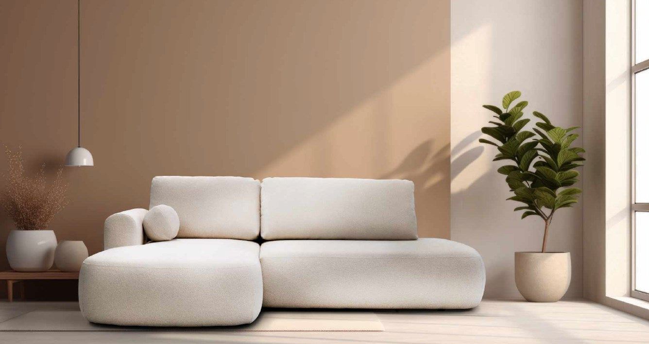 SOFA NAROŻNA Z FUNKCJĄ SPANIA LUNIA OD MAXLIVING