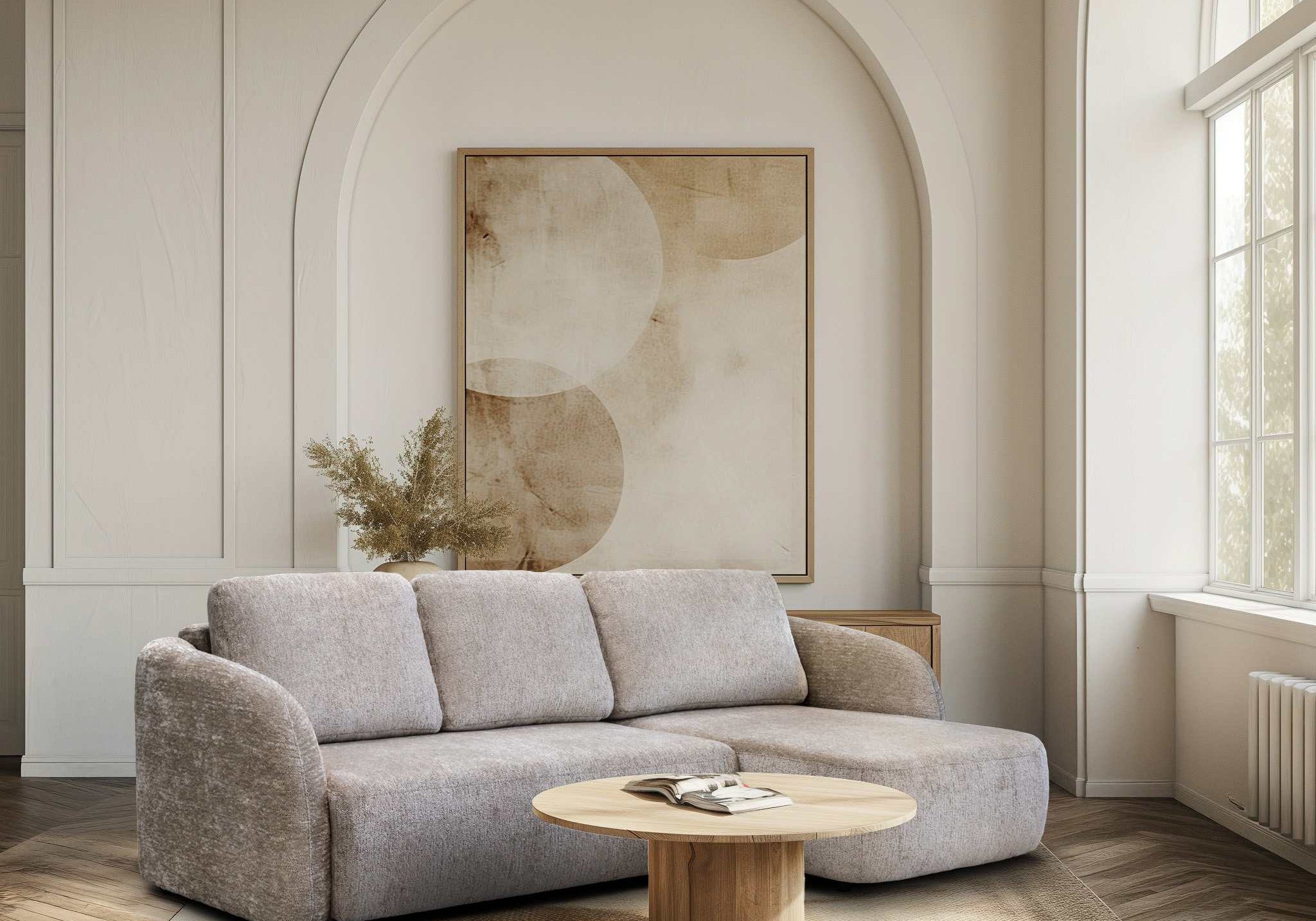 SOFA NAROŻNA Z FUNKCJĄ SPANIA SANNA OD MAXLIVING