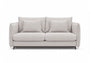 SOFA Z FUNKCJĄ SPANIA CARMEN W TKANINIE DITRA NEW 05 W KOLORZE TAUPE OD BEFAME
