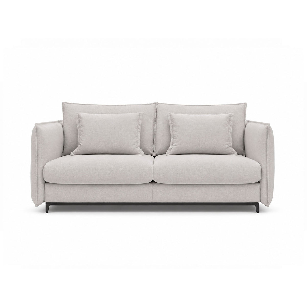 SOFA Z FUNKCJĄ SPANIA CARMEN W TKANINIE DITRA NEW 05 W KOLORZE TAUPE OD BEFAME