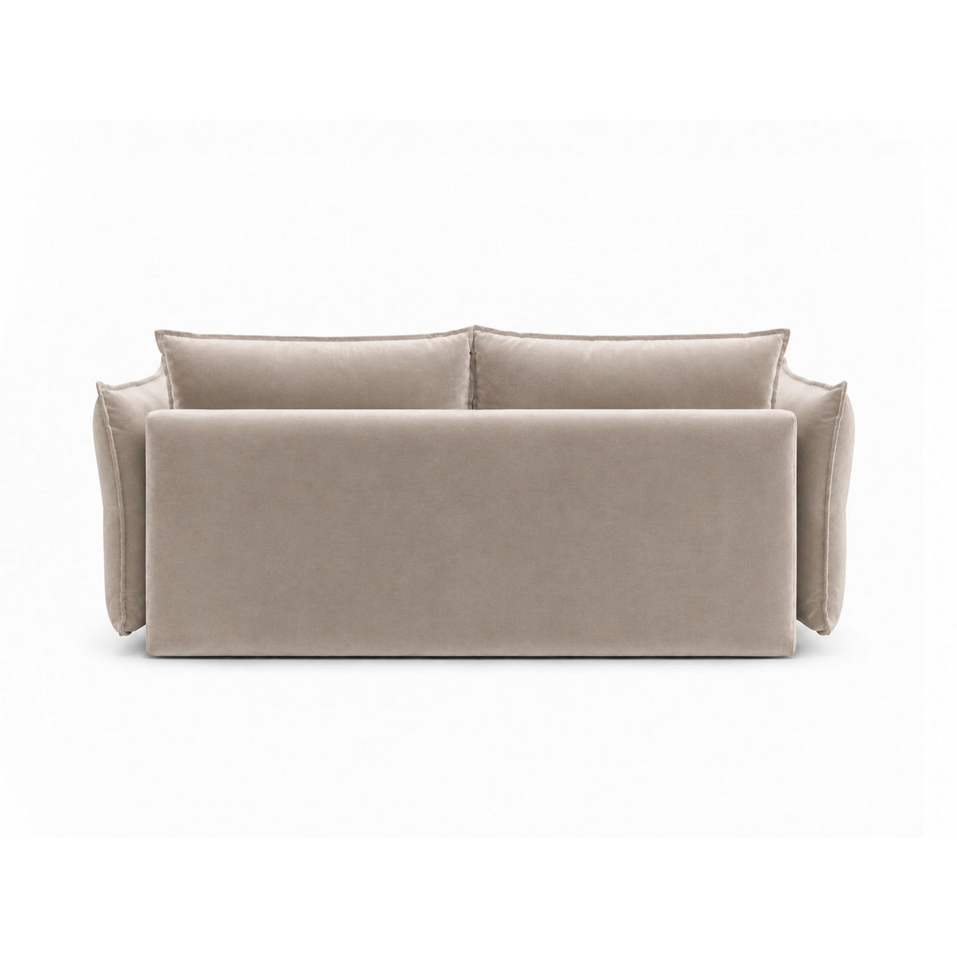 SOFA Z FUNKCJĄ SPANIA CARMEN W TKANINIE PIANO 04 W KOLORZE BEŻOWYM OD BEFAME