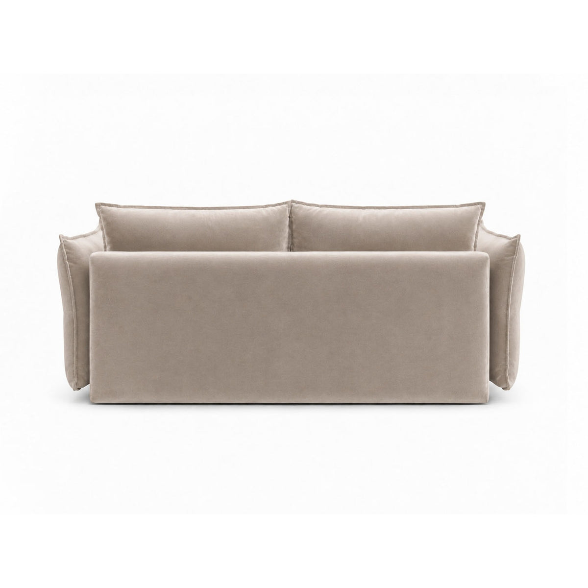 SOFA Z FUNKCJĄ SPANIA CARMEN W TKANINIE PIANO 04 W KOLORZE BEŻOWYM OD BEFAME