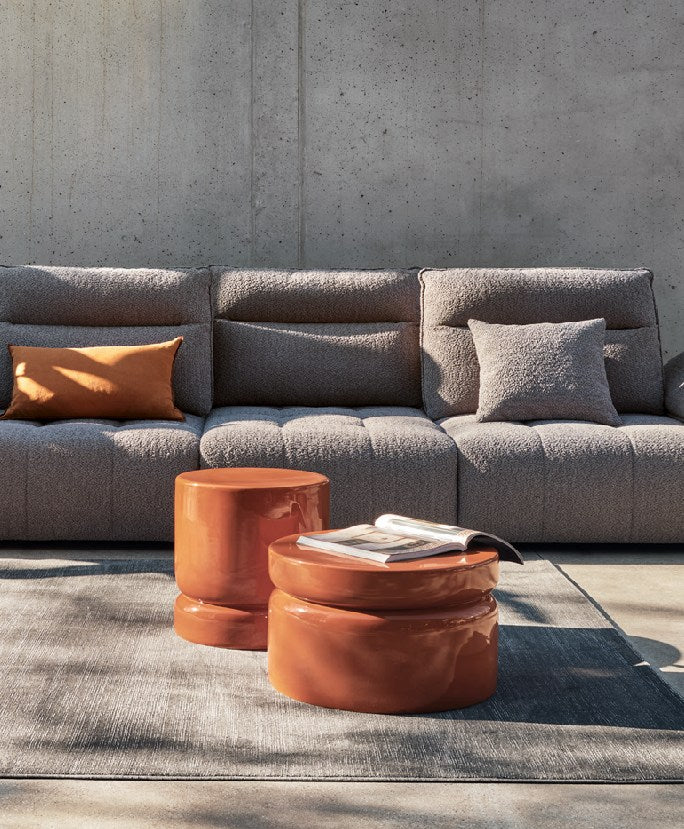 STOLIK KAWOWY BAMBU TERRACOTTA OD CALLIGARIS