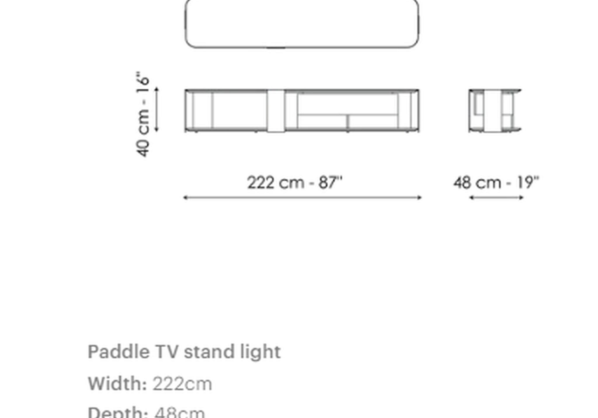 SZAFKA RTV SZAFKA RTV LIGHT PADDLE OD BONALDO