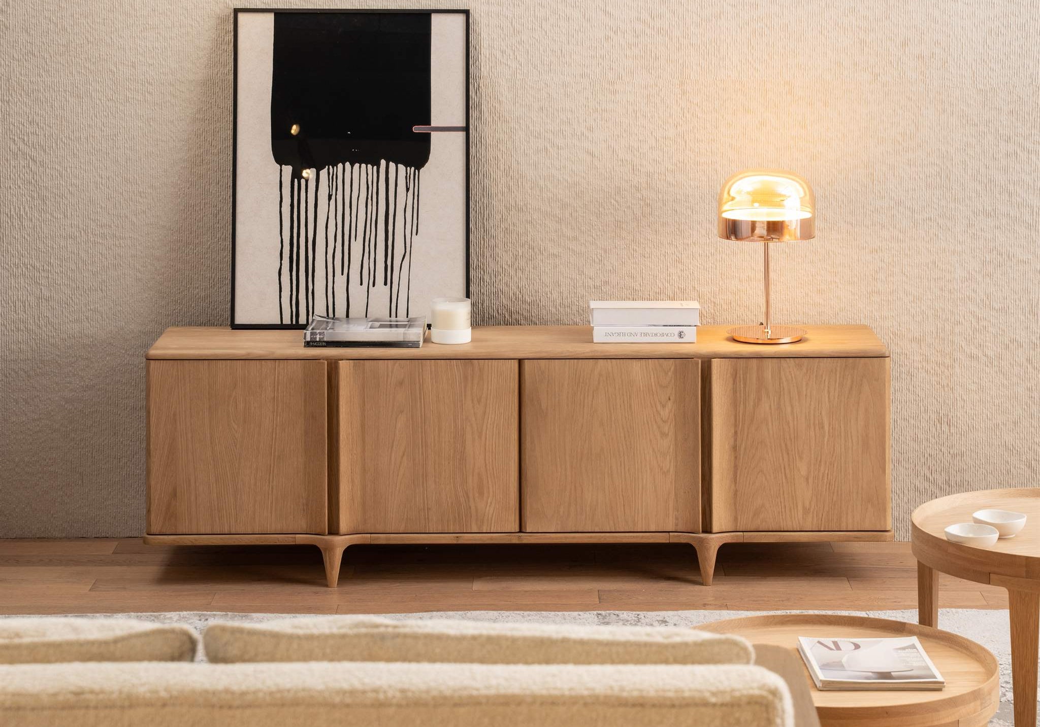 KOMODA NOTCH DĄB BIAŁY OD MAXLIVING