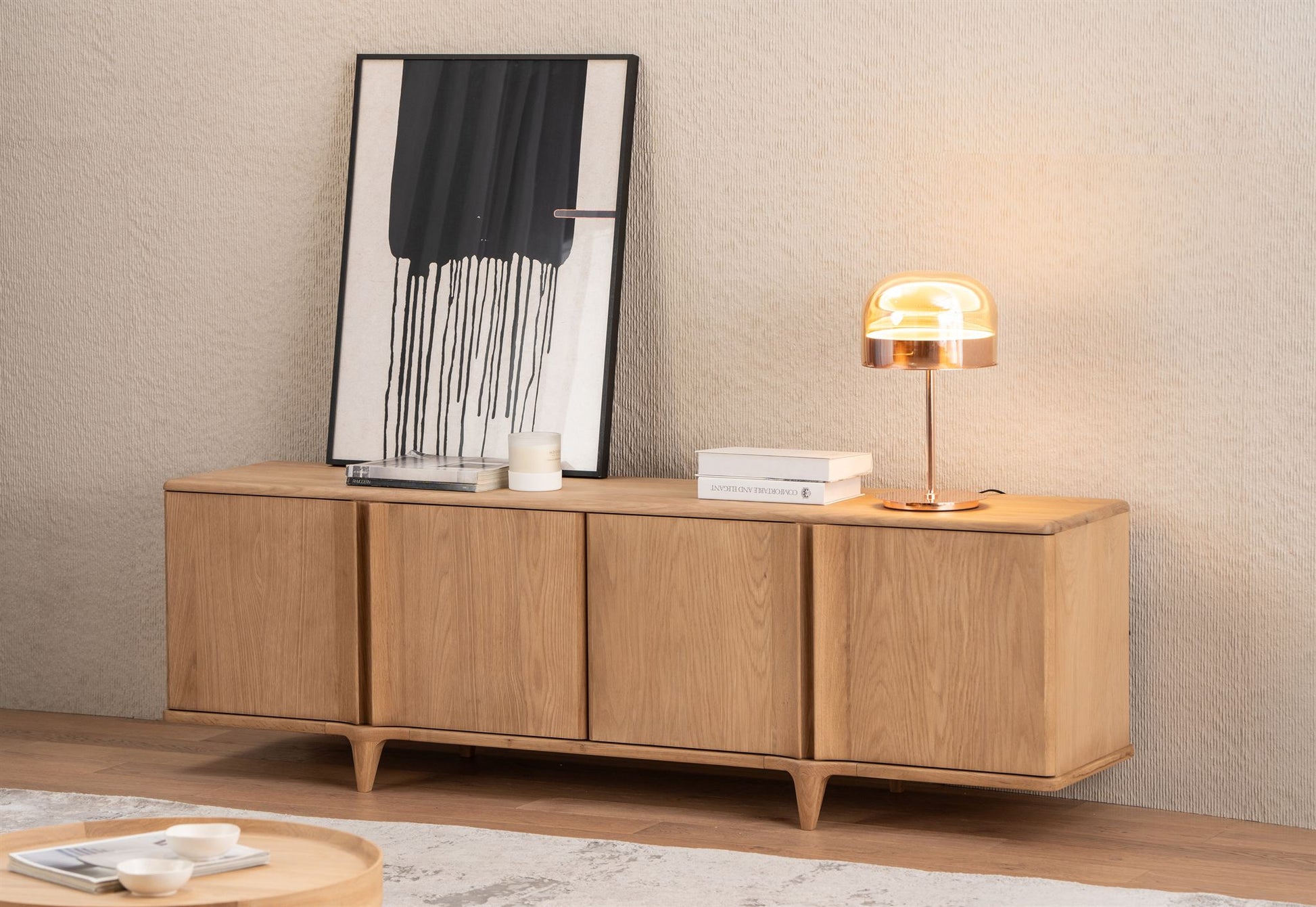 KOMODA NOTCH DĄB BIAŁY OD MAXLIVING