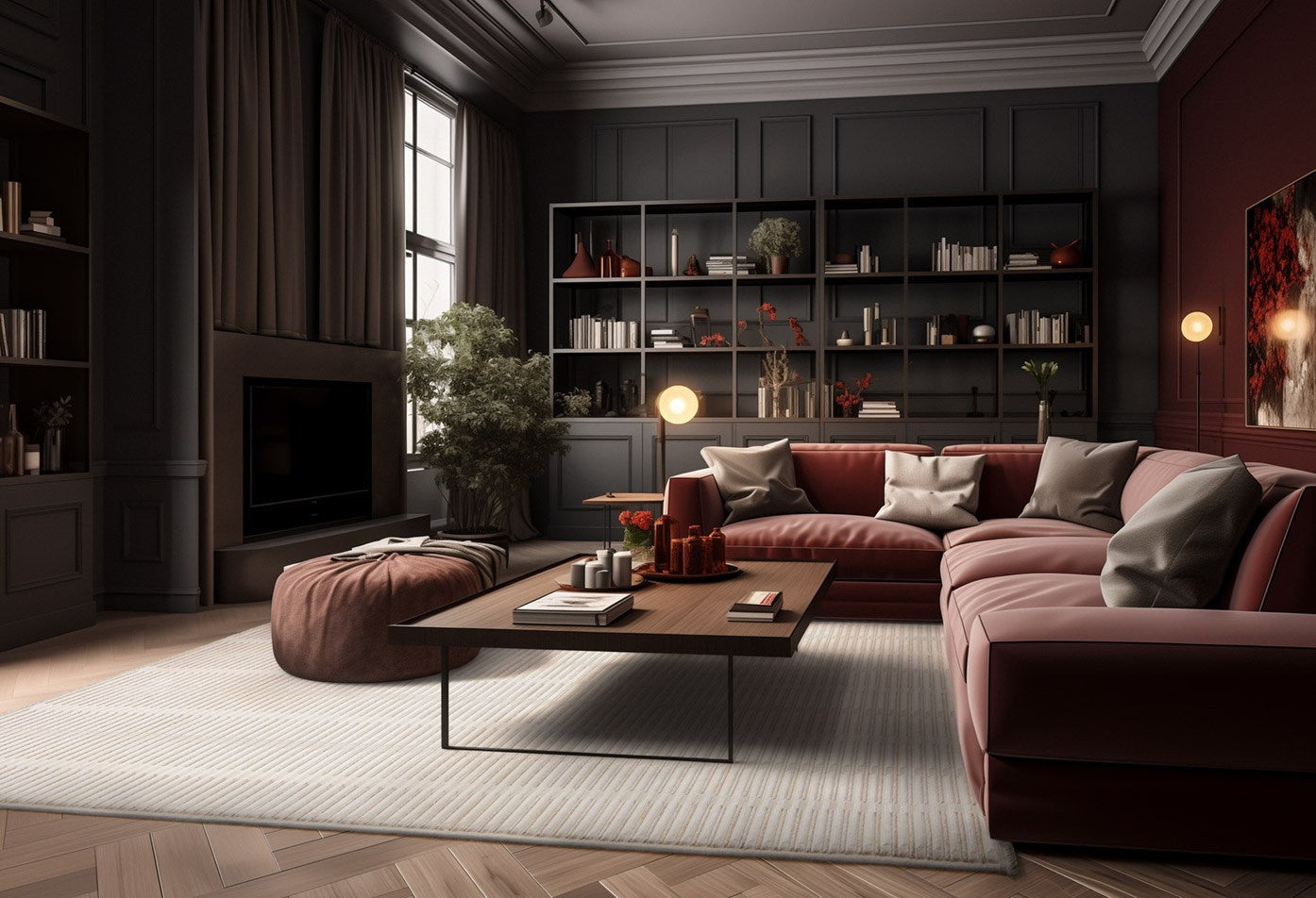 DYWAN PROSTOKĄTNY IMPERIAL BEIGE SHUTTER  x  cm od CARPETS & MORE