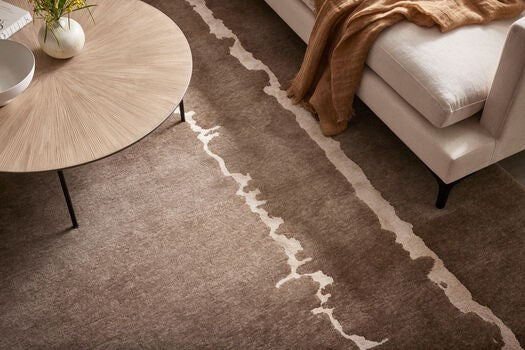 DYWAN PROSTOKĄTNY NEW AGE PATH BROWN  x  cm od CARPETS & MORE