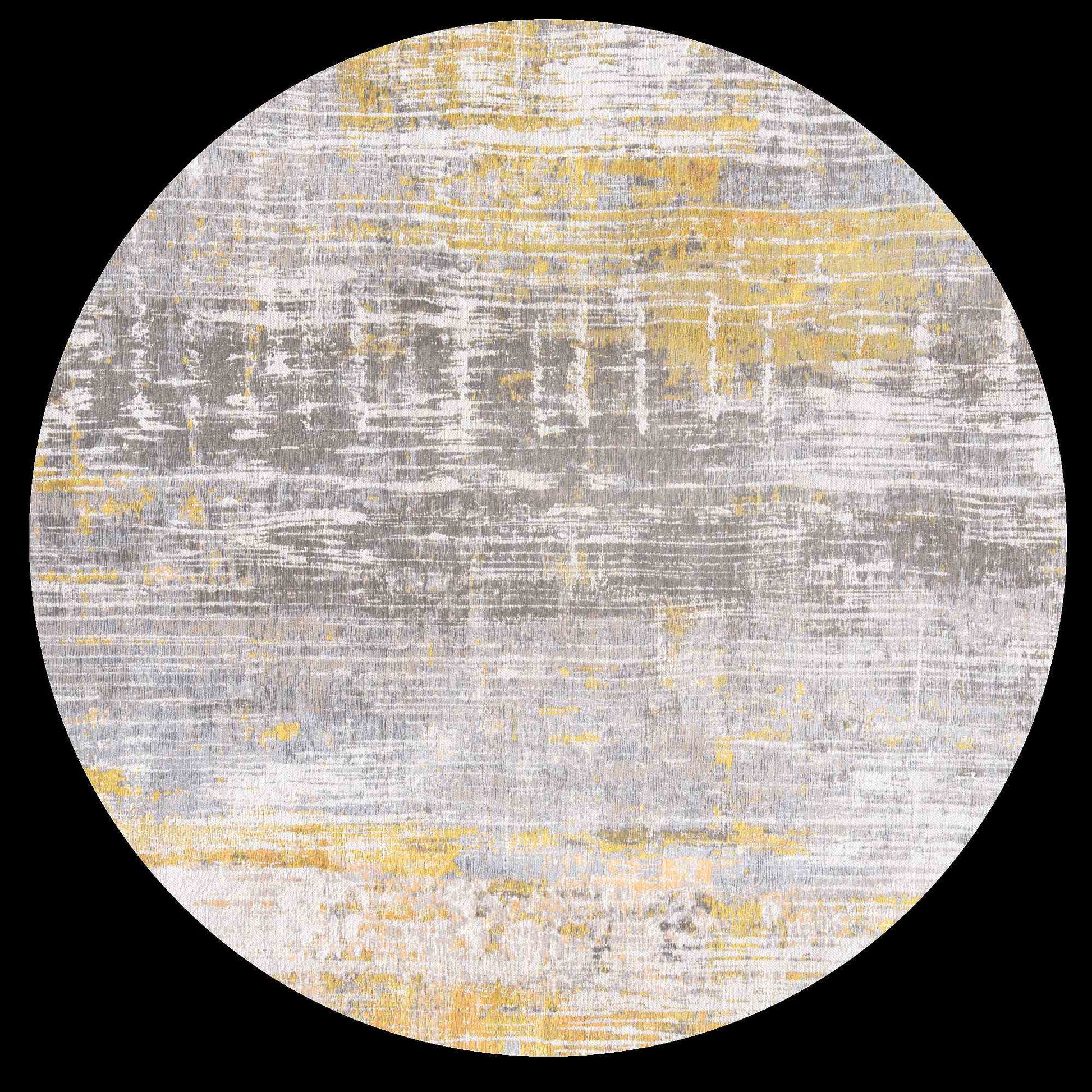 DYWAN OKRĄGŁY STREAKS SEA BRIGHT SUNNY 240 X  CM OD CARPETS & MORE