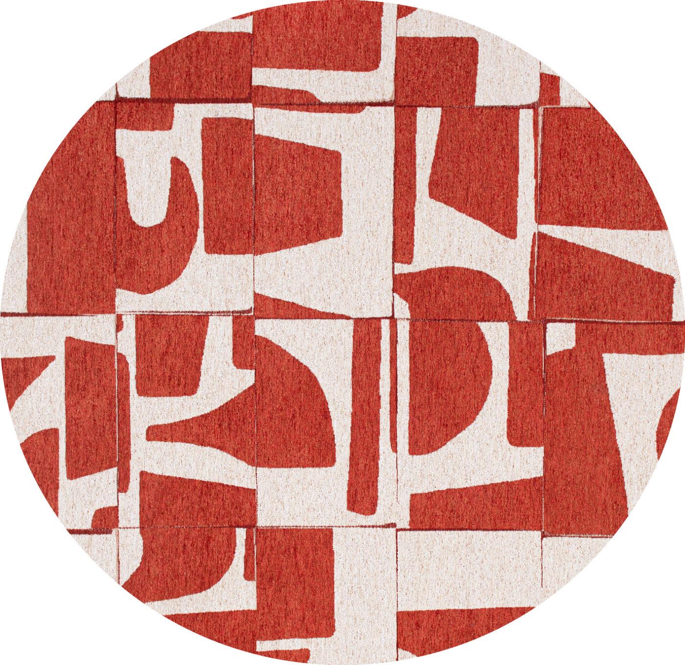 DYWAN OKRĄGŁY PAPERCUT RUST 240 X  CM OD CARPETS & MORE