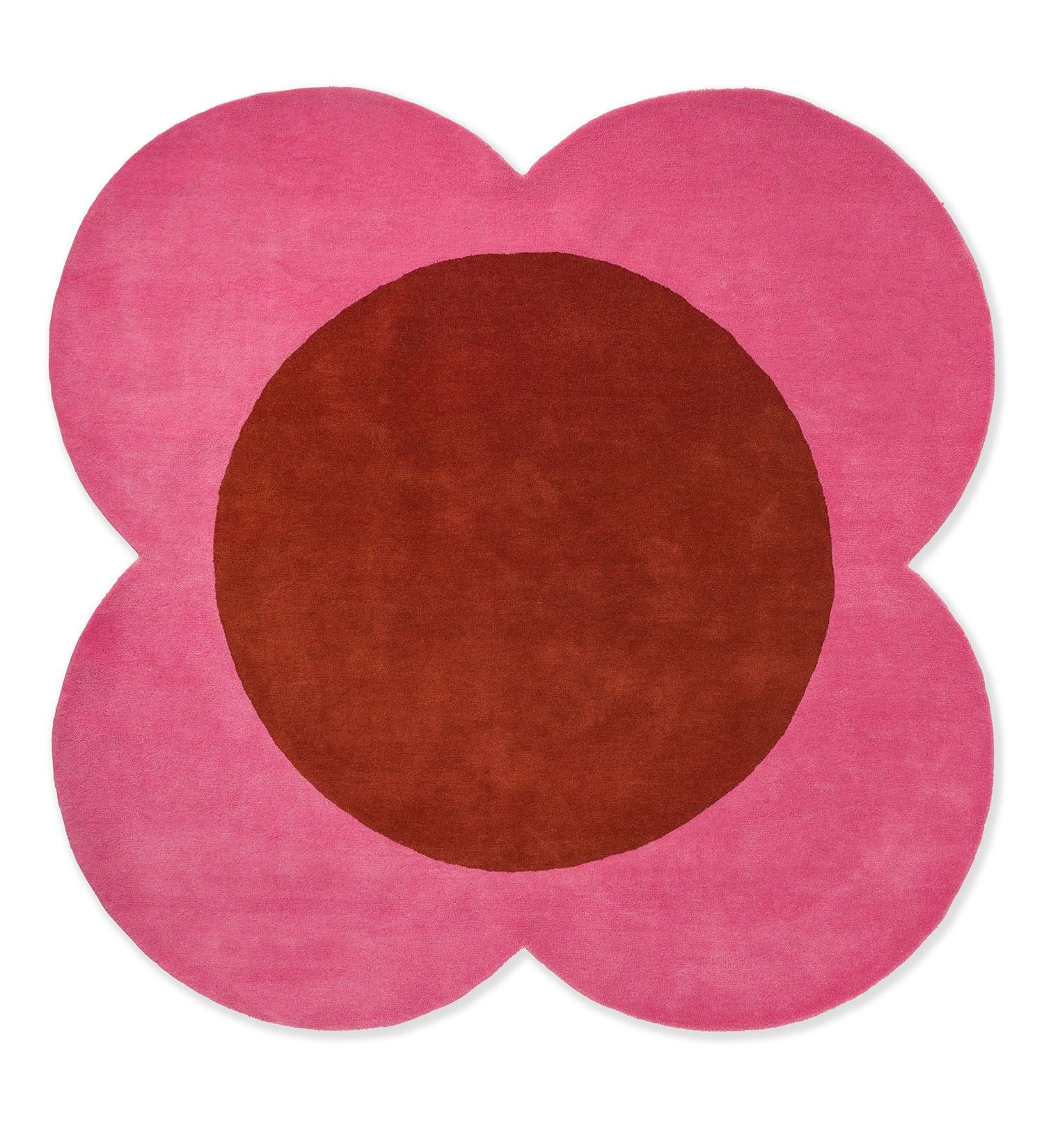 DYWAN OKRĄGŁY FLOWER SPOT PINK/RED  x  cm od CARPETS & MORE