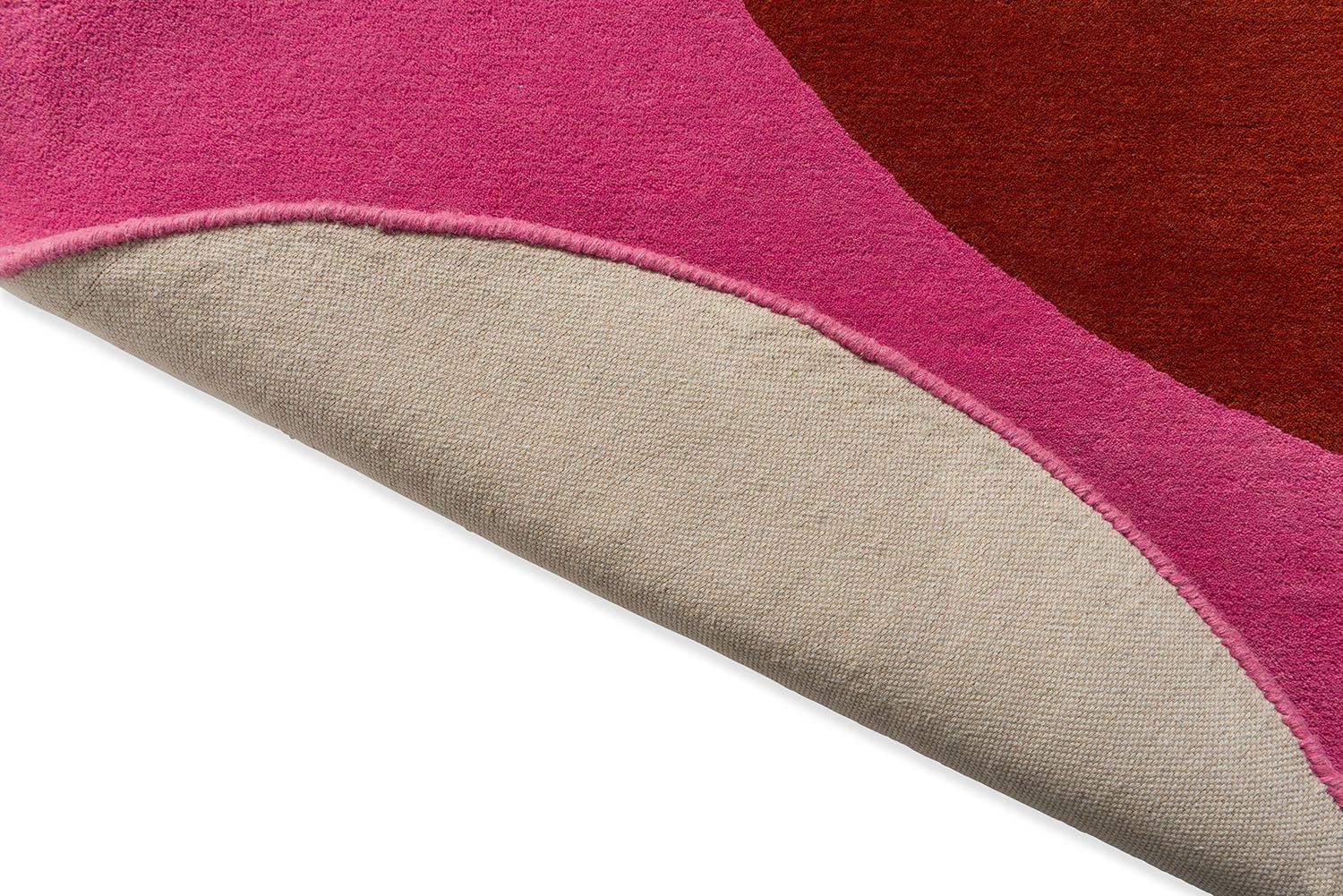 DYWAN OKRĄGŁY FLOWER SPOT PINK/RED  x  cm od CARPETS & MORE