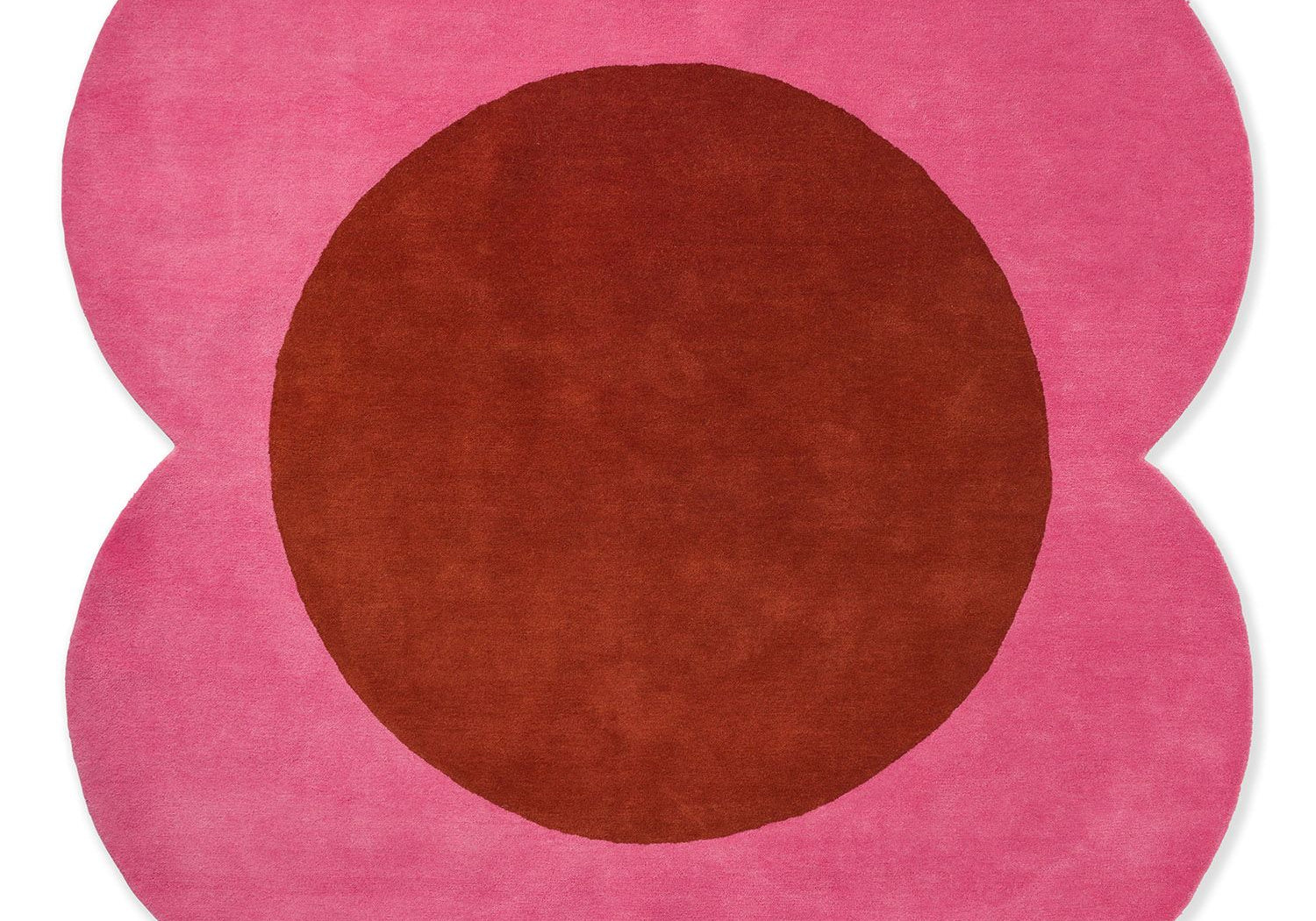 DYWAN OKRĄGŁY FLOWER SPOT PINK/RED  x  cm od CARPETS & MORE