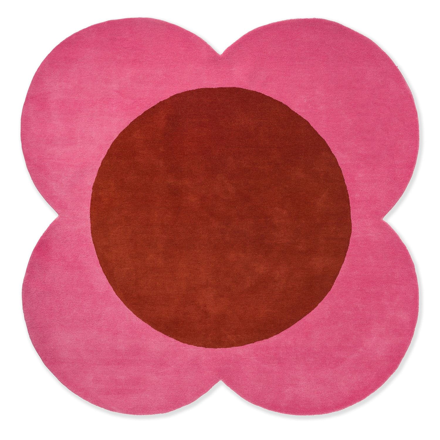 DYWAN OKRĄGŁY FLOWER SPOT PINK/RED 200 X  CM OD CARPETS & MORE