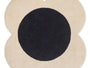DYWAN OKRĄGŁY FLOWER SPOT ECRU/BLACK  x  cm od CARPETS & MORE