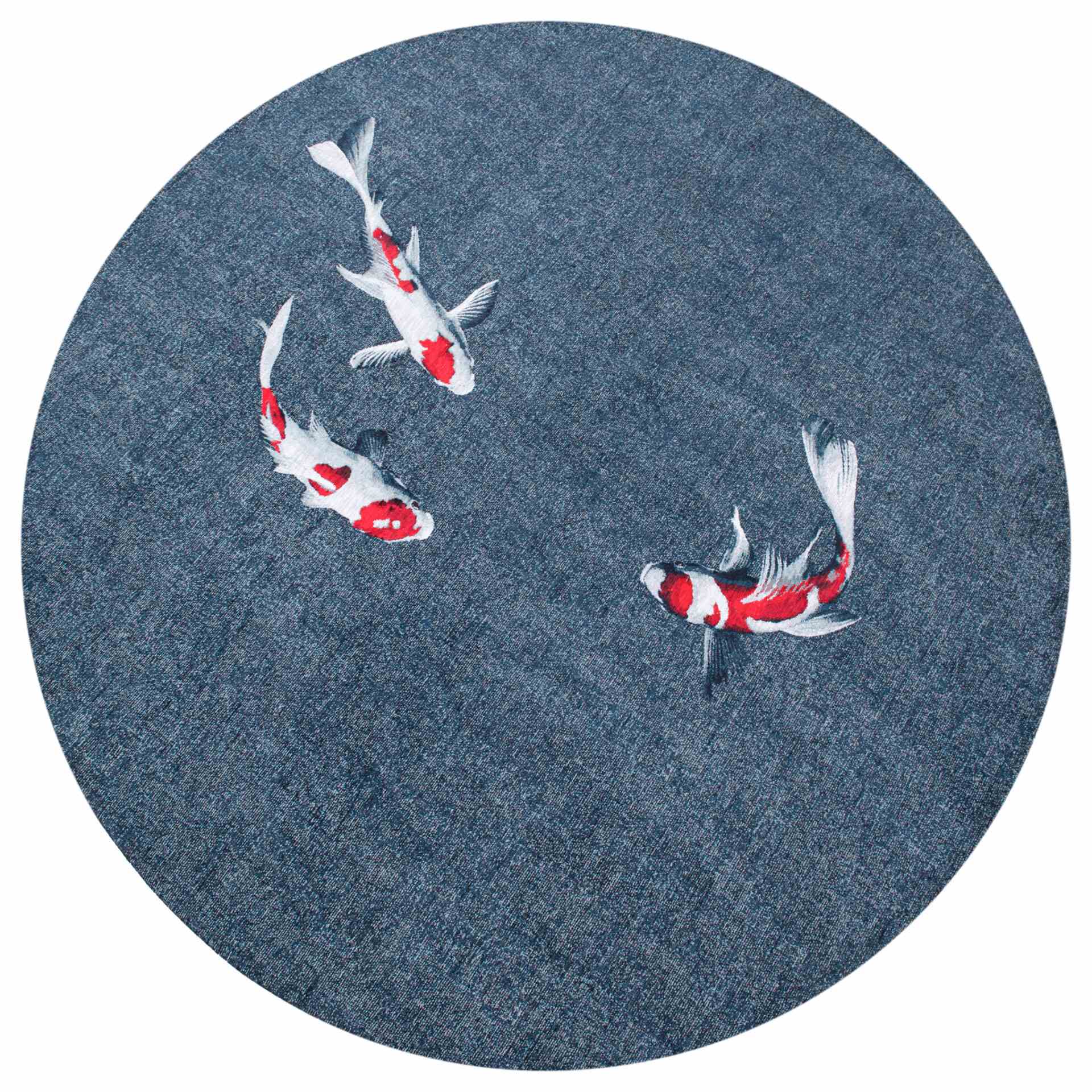 DYWAN OKRĄGŁY POP KOI JAPANESE POND 240 x 240 cm od CARPETS & MORE