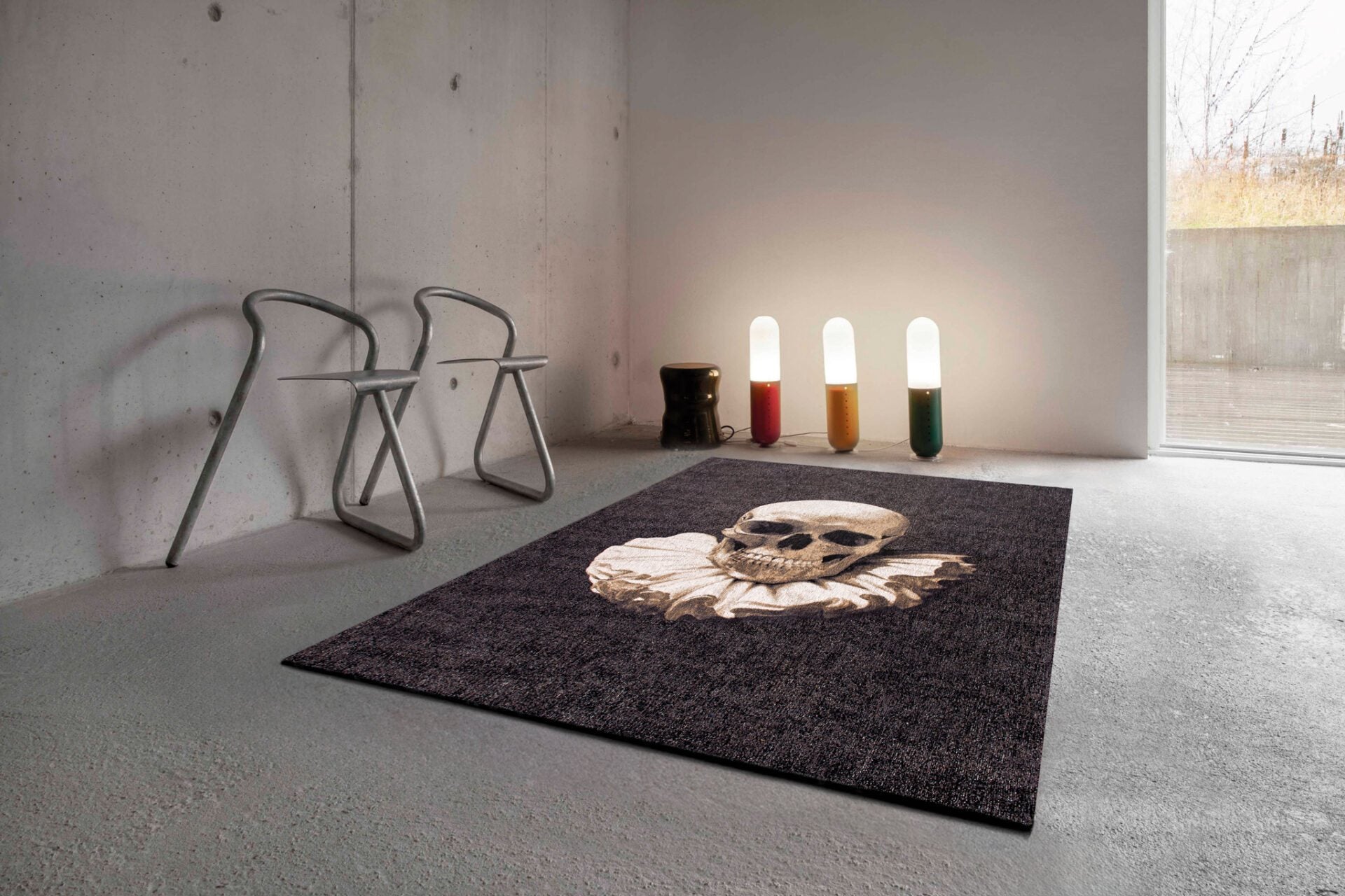 DYWAN PROSTOKĄTNY MEMENTO MORI FUNNY BONES  x  cm od CARPETS & MORE