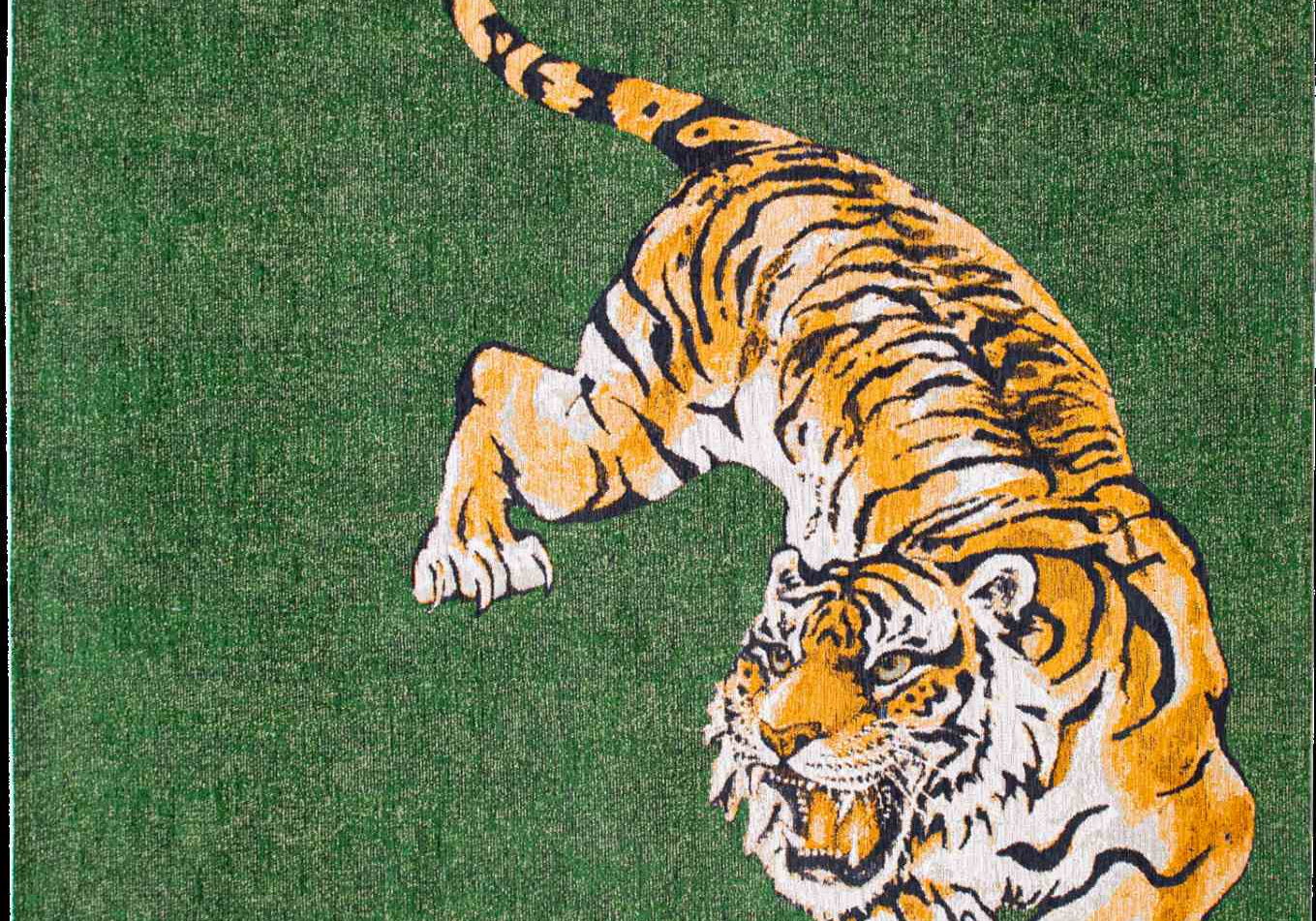 DYWAN PROSTOKĄTNY POP TIGER GREEN ON FIRE 240 X  CM OD CARPETS & MORE