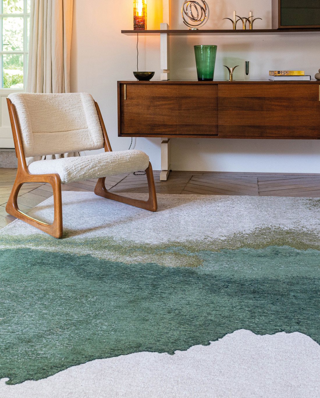 DYWAN PROSTOKĄTNY LAGOON PALM GREEN  x  cm od CARPETS & MORE