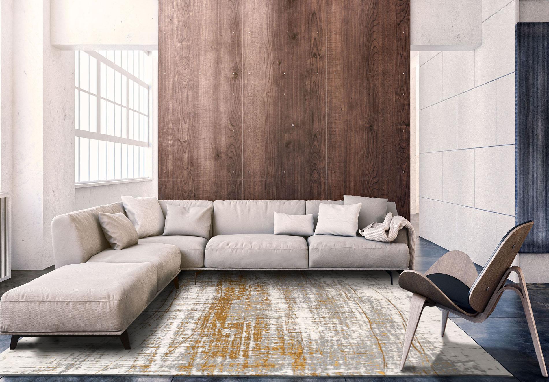 DYWAN PROSTOKĄTNY GRIFF COLUMBUS GOLD  x  cm od CARPETS & MORE