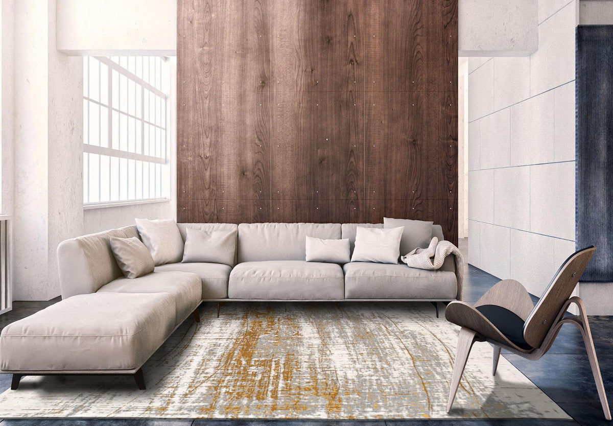 DYWAN PROSTOKĄTNY GRIFF COLUMBUS GOLD 280 X  CM OD CARPETS & MORE
