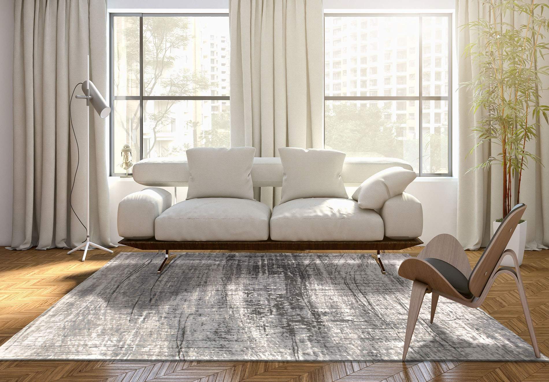 DYWAN PROSTOKĄTNY JERSEY STONE  x  cm od CARPETS & MORE