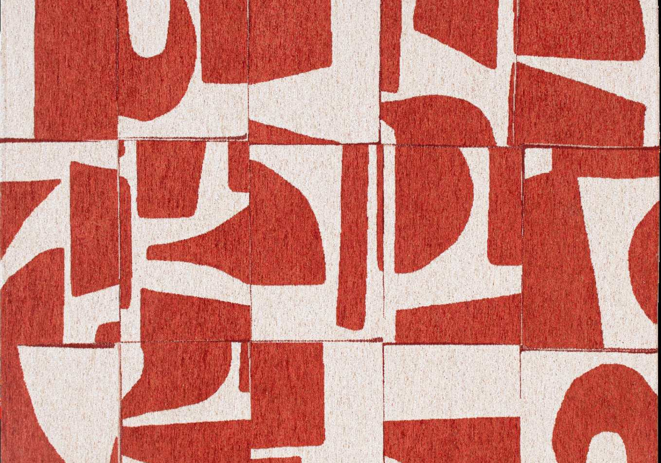 DYWAN PROSTOKĄTNY PAPERCUT RUST 280 x  CM OD CARPETS & MORE