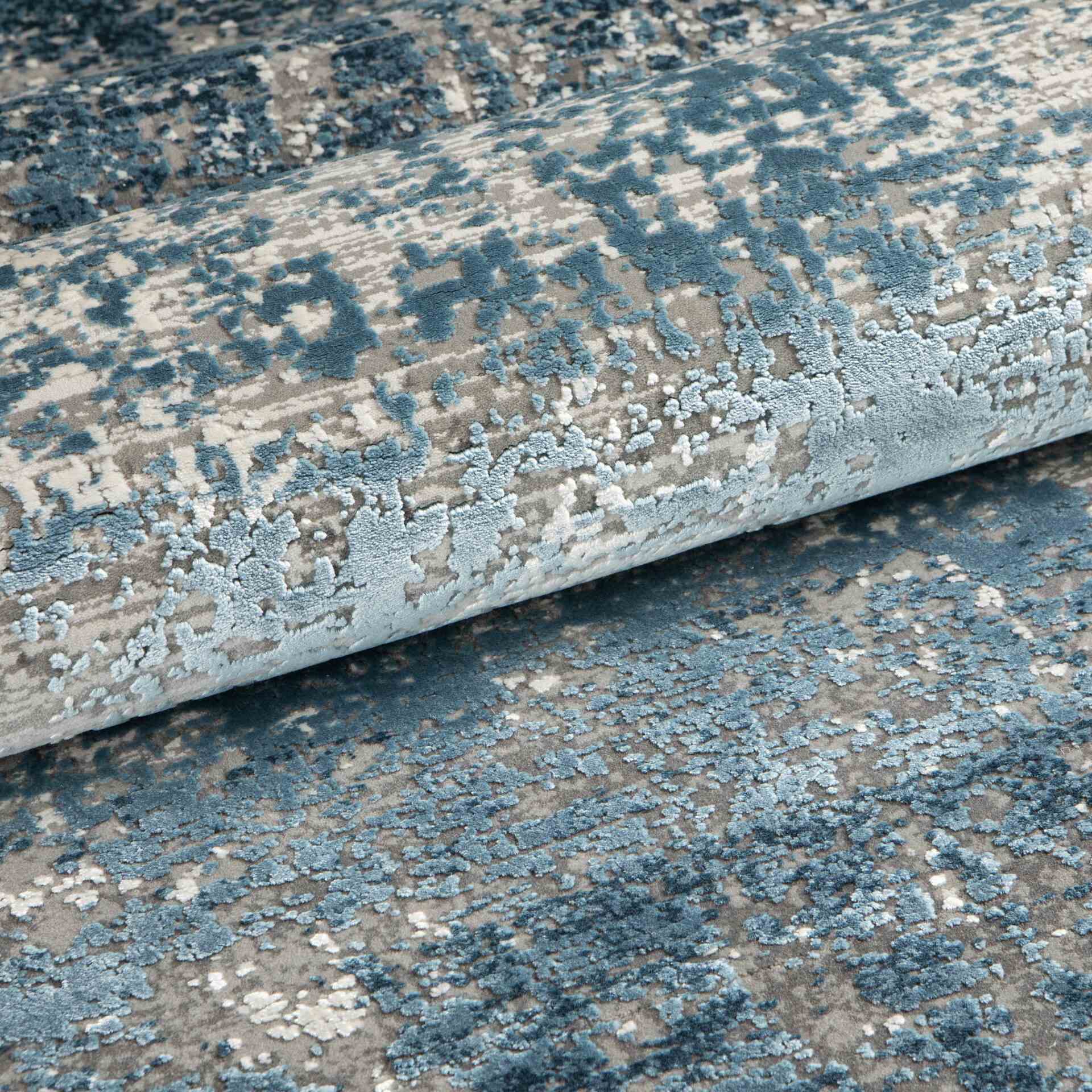 DYWAN PROSTOKĄTNY IMPERIAL GREY BLUE MARBLE  x  cm od CARPETS & MORE