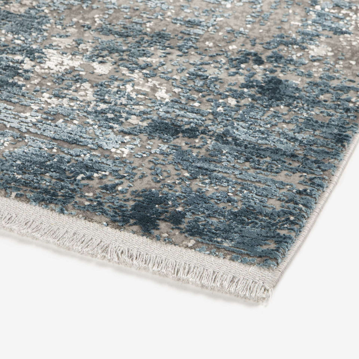 DYWAN PROSTOKĄTNY IMPERIAL GREY BLUE MARBLE 290 x  CM OD CARPETS & MORE