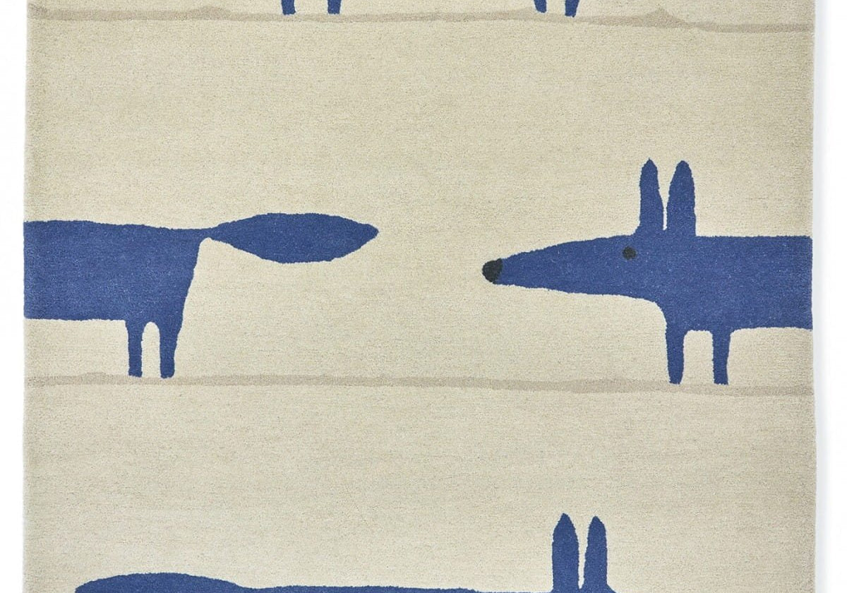 DYWAN PROSTOKĄTNY MR FOX PEBBLE DENIM 150 x  CM OD CARPETS & MORE
