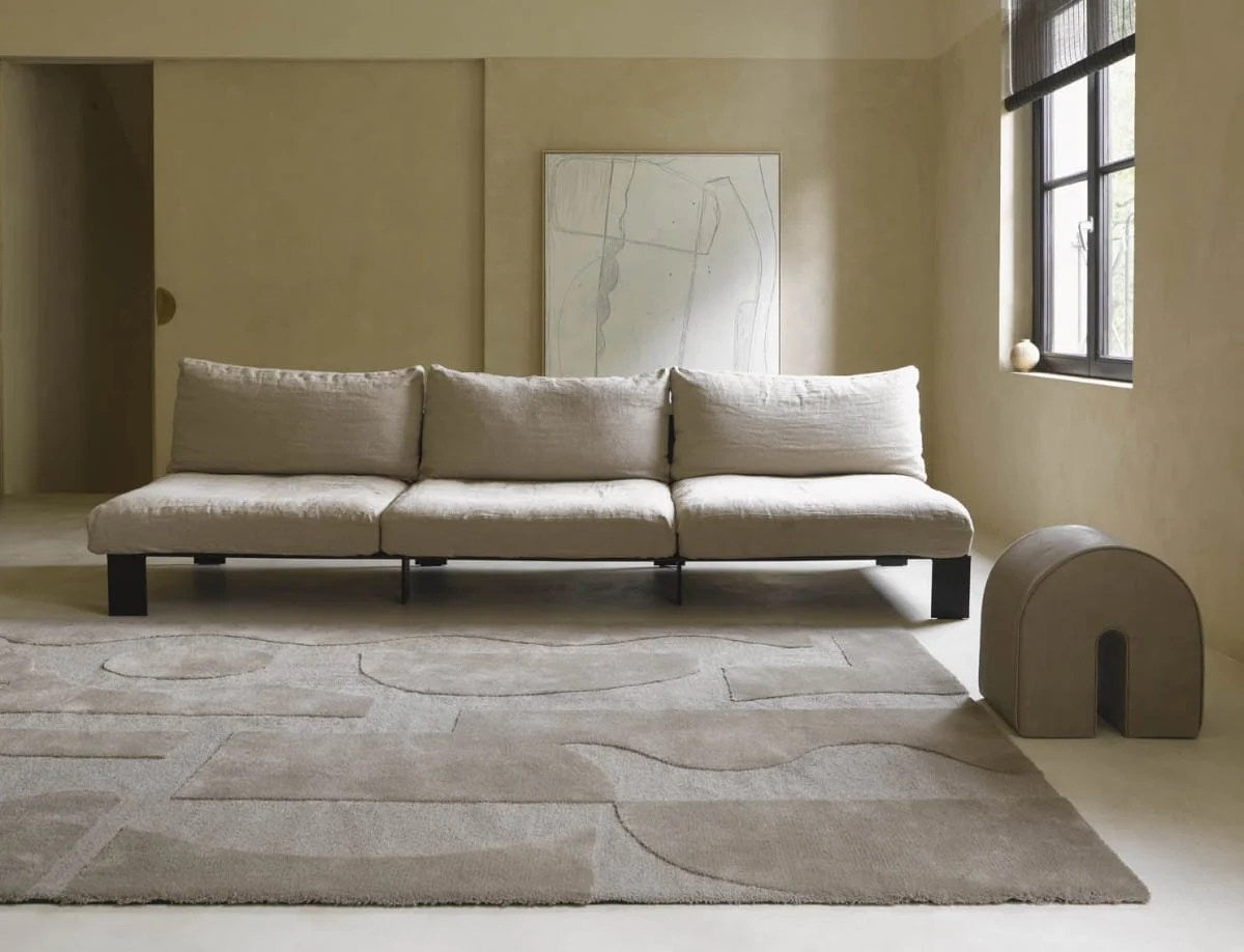 DYWAN PROSTOKĄTNY MURAL CEMENT  x  cm od CARPETS & MORE