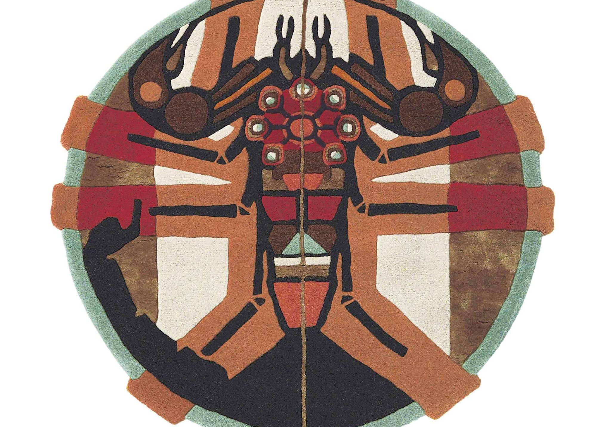 DYWAN OKRĄGŁY ZNAK ZODIAKU SKORPION 200 X  CM OD CARPETS & MORE