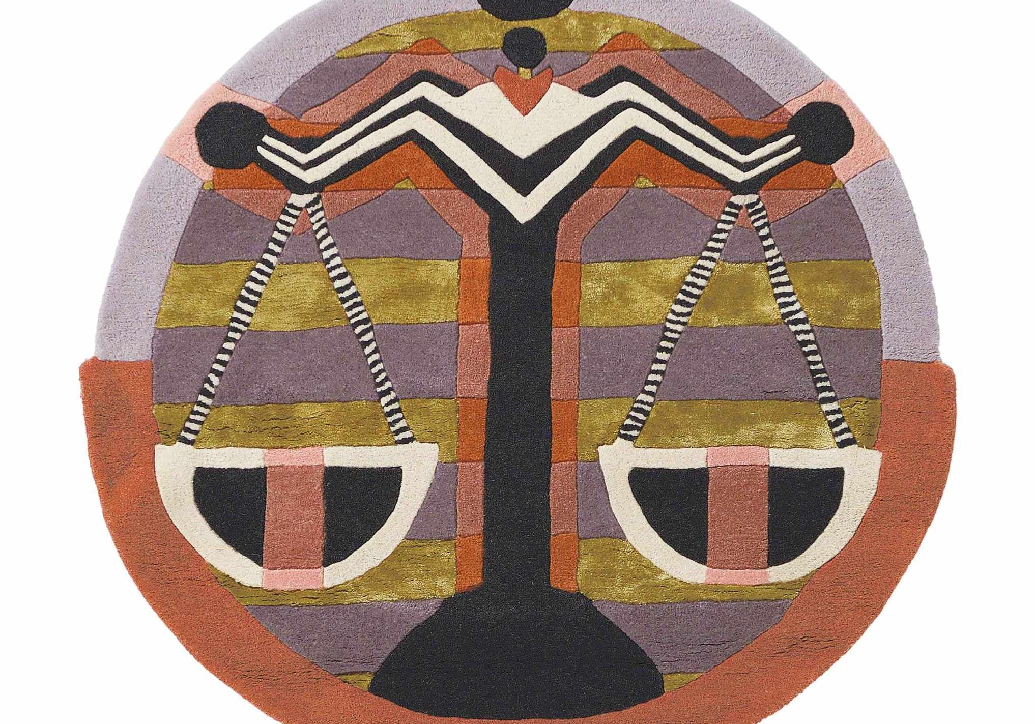 DYWAN OKRĄGŁY ZNAK ZODIAKU WAGA 200 X  CM OD CARPETS & MORE